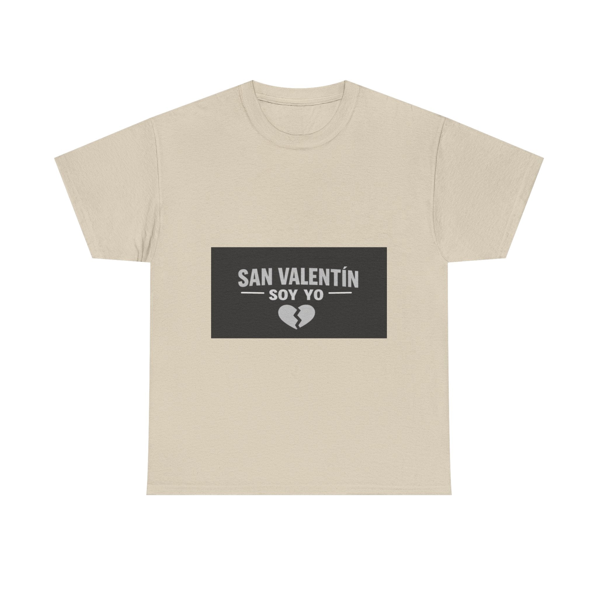 Valentine Soy Yo T-Shirt — "San Valentín Soy Yo" Broken Heart Tee