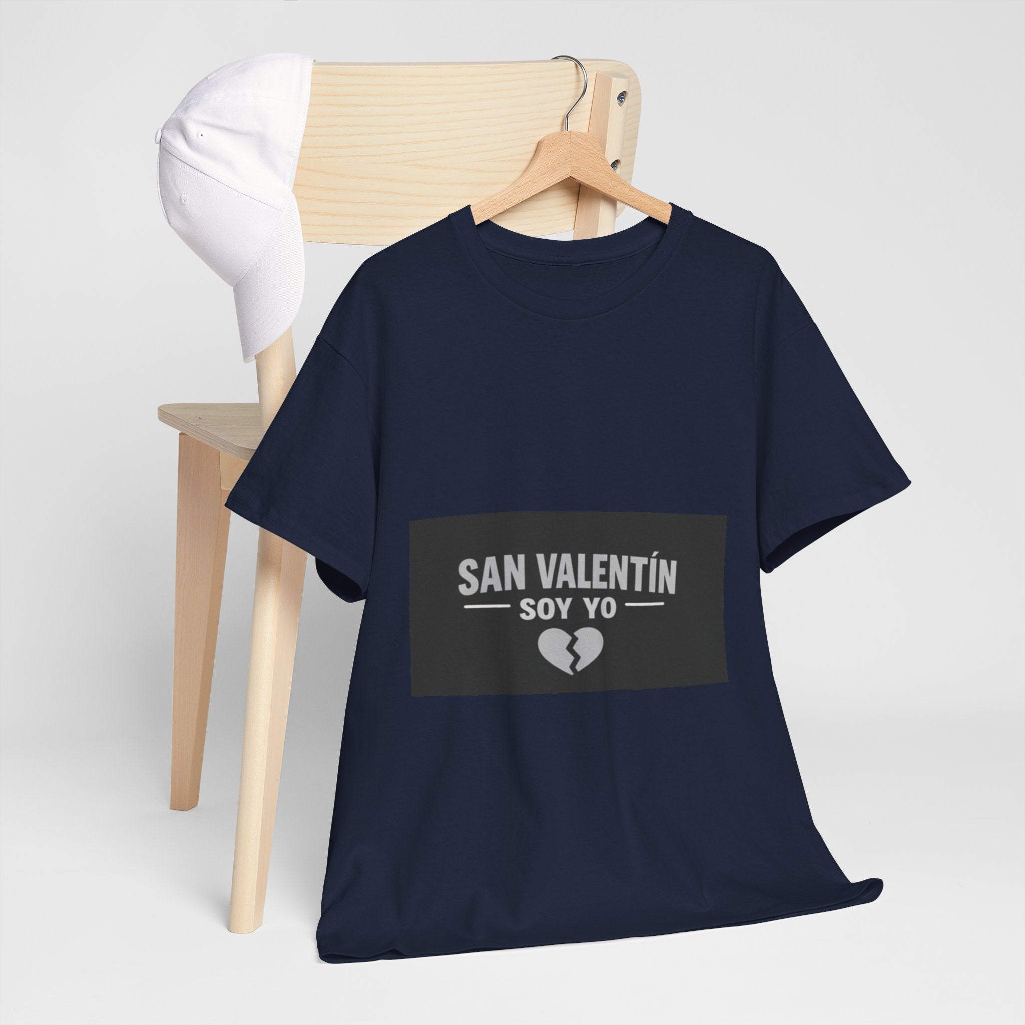 Valentine Soy Yo T-Shirt — "San Valentín Soy Yo" Broken Heart Tee