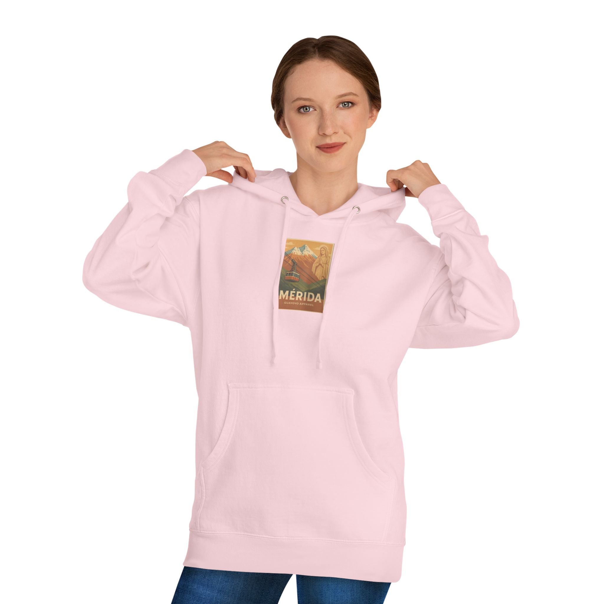 Merida Vintage Travel Hoodie — Retro Botanical Poster Sweatshirt