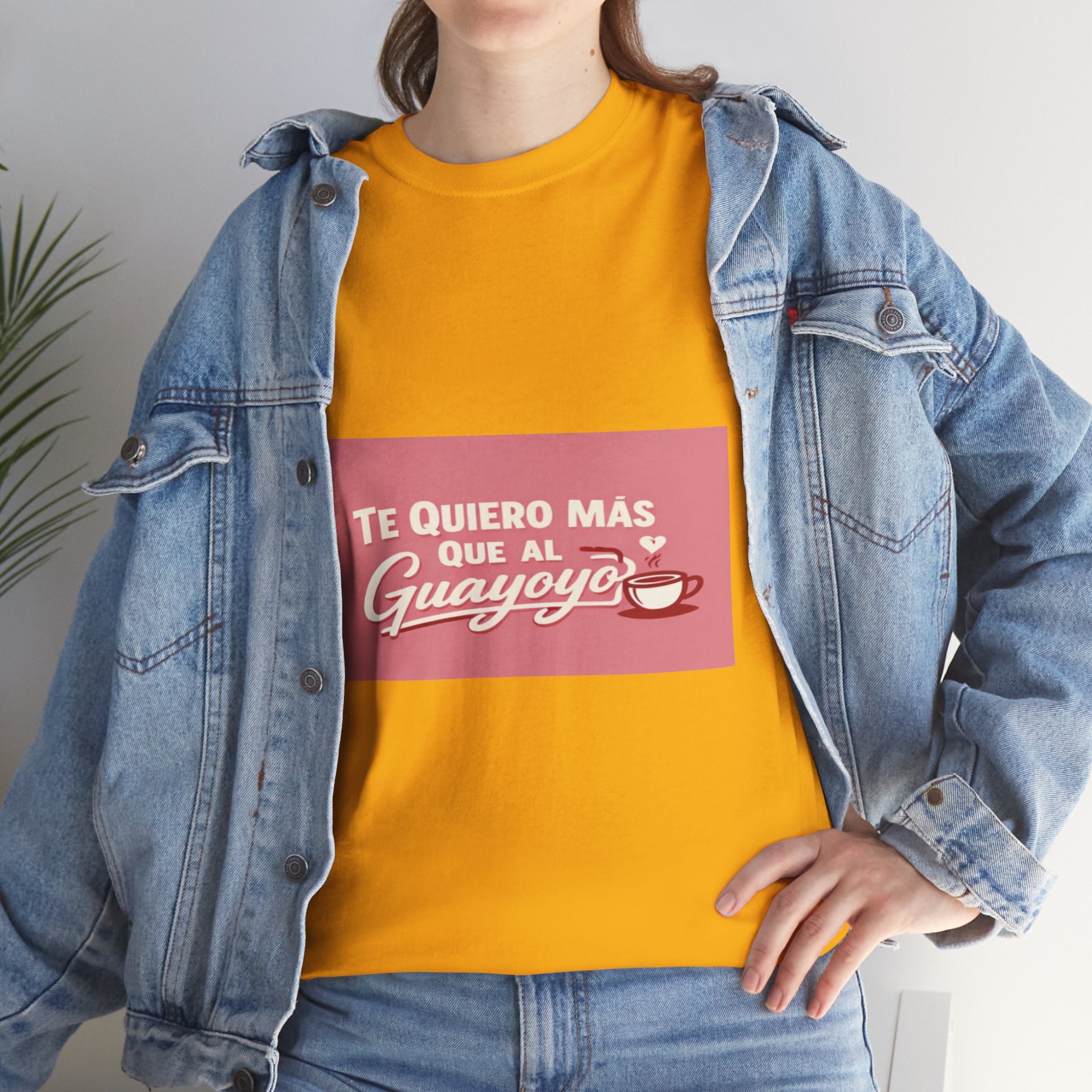Te Quiero Más Que Al Guayoyo T-Shirt — Spanish Coffee Lover Tee