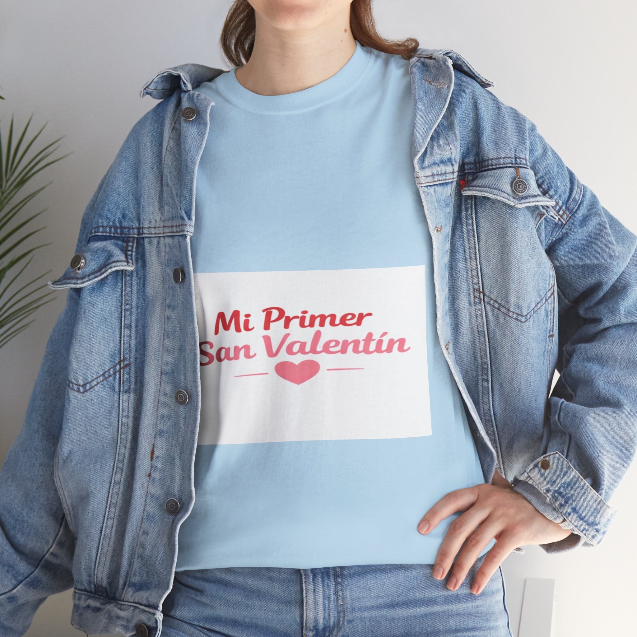 T-Shirt — "Mi Primer San Valentín"  First Valentine Pink Heart