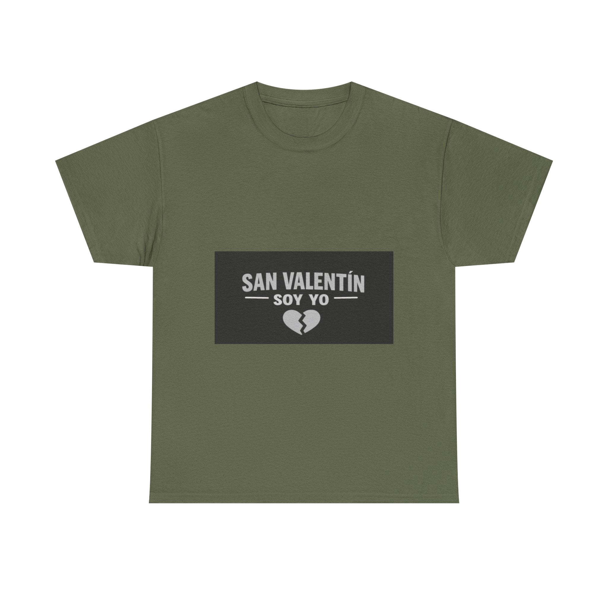 Valentine Soy Yo T-Shirt — "San Valentín Soy Yo" Broken Heart Tee