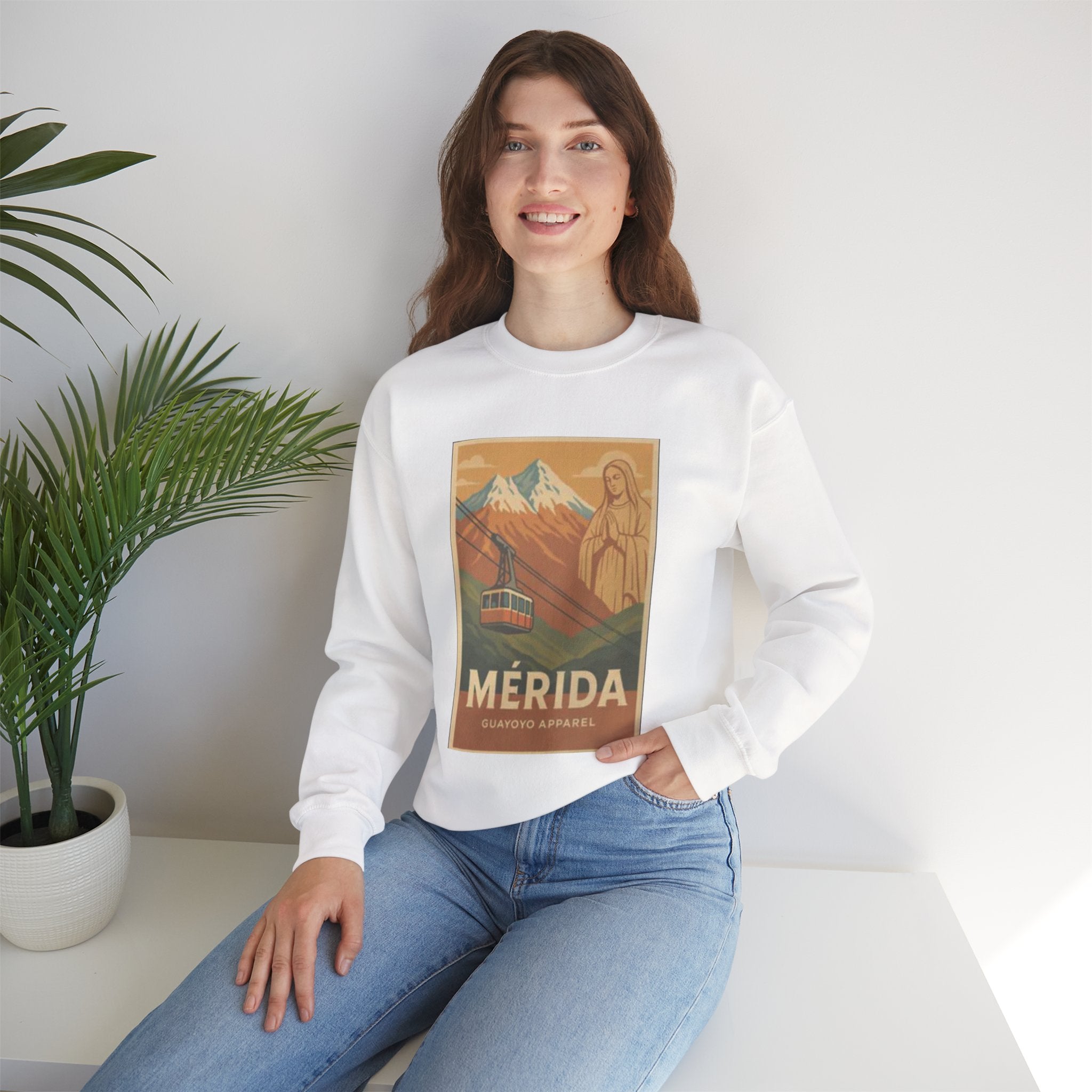 Mérida Cable Car Vintage Poster Sweatshirt