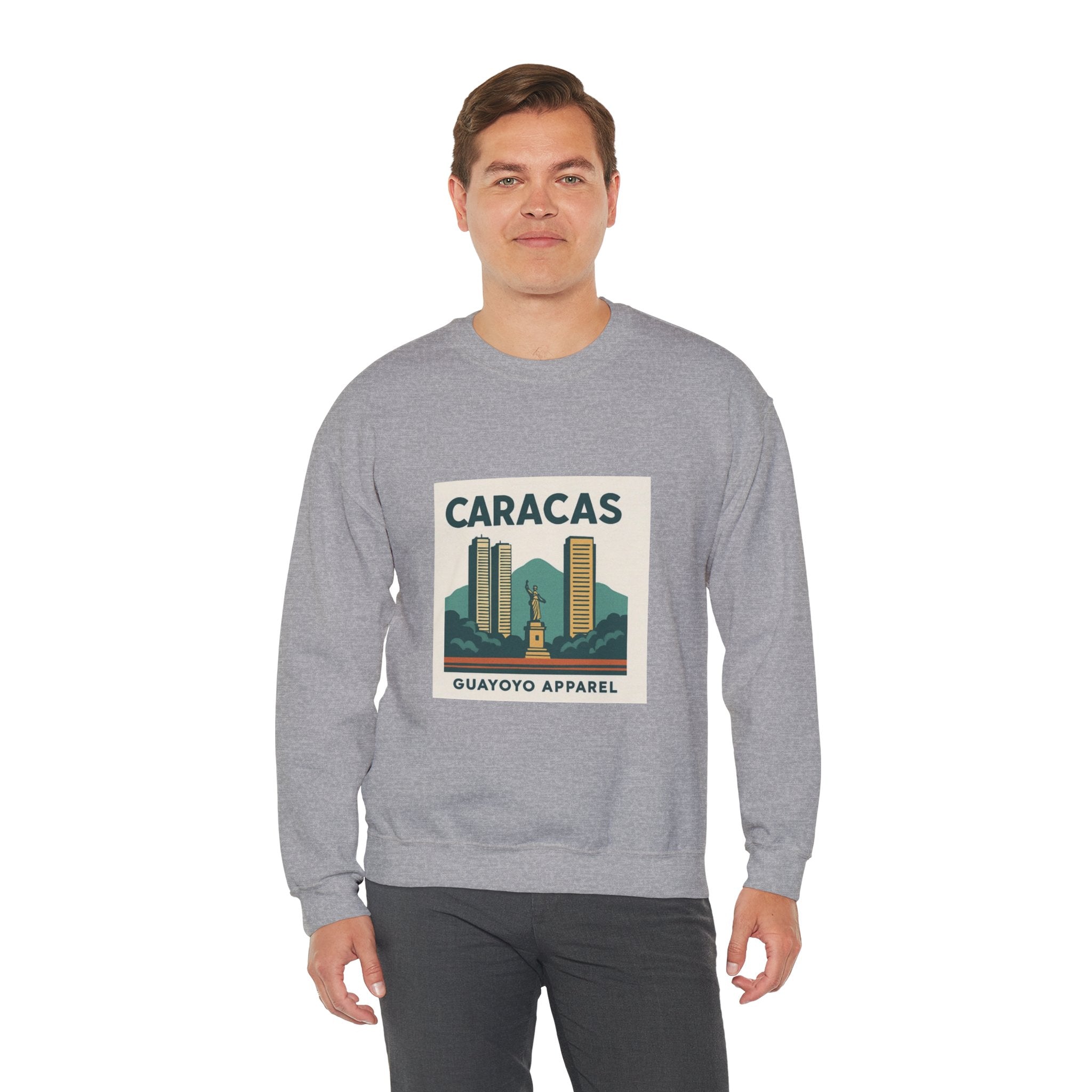 Caracas Vintage Skyline Sweatshirt — Guayoyo Apparel Crewneck