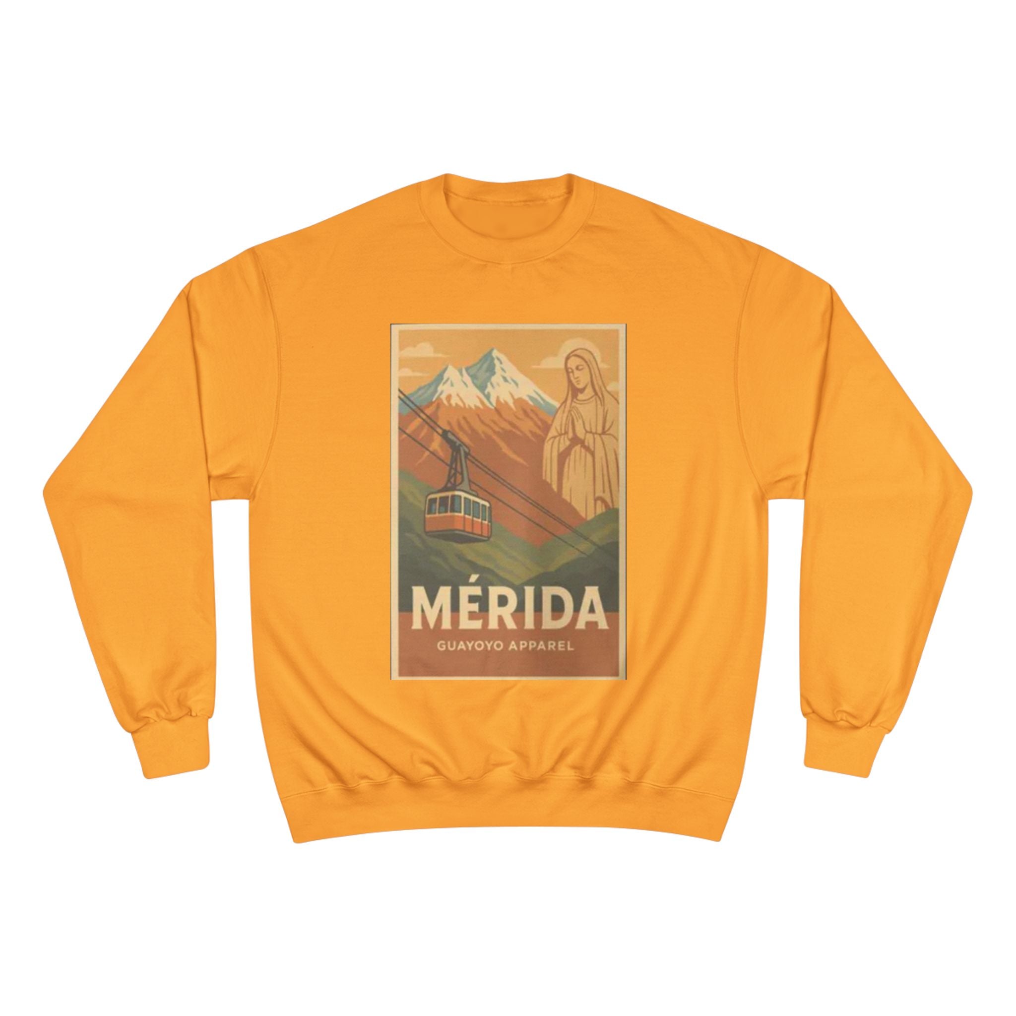 Mérida Retro Travel Sweatshirt — Vintage Mountain Cable Car Graphic