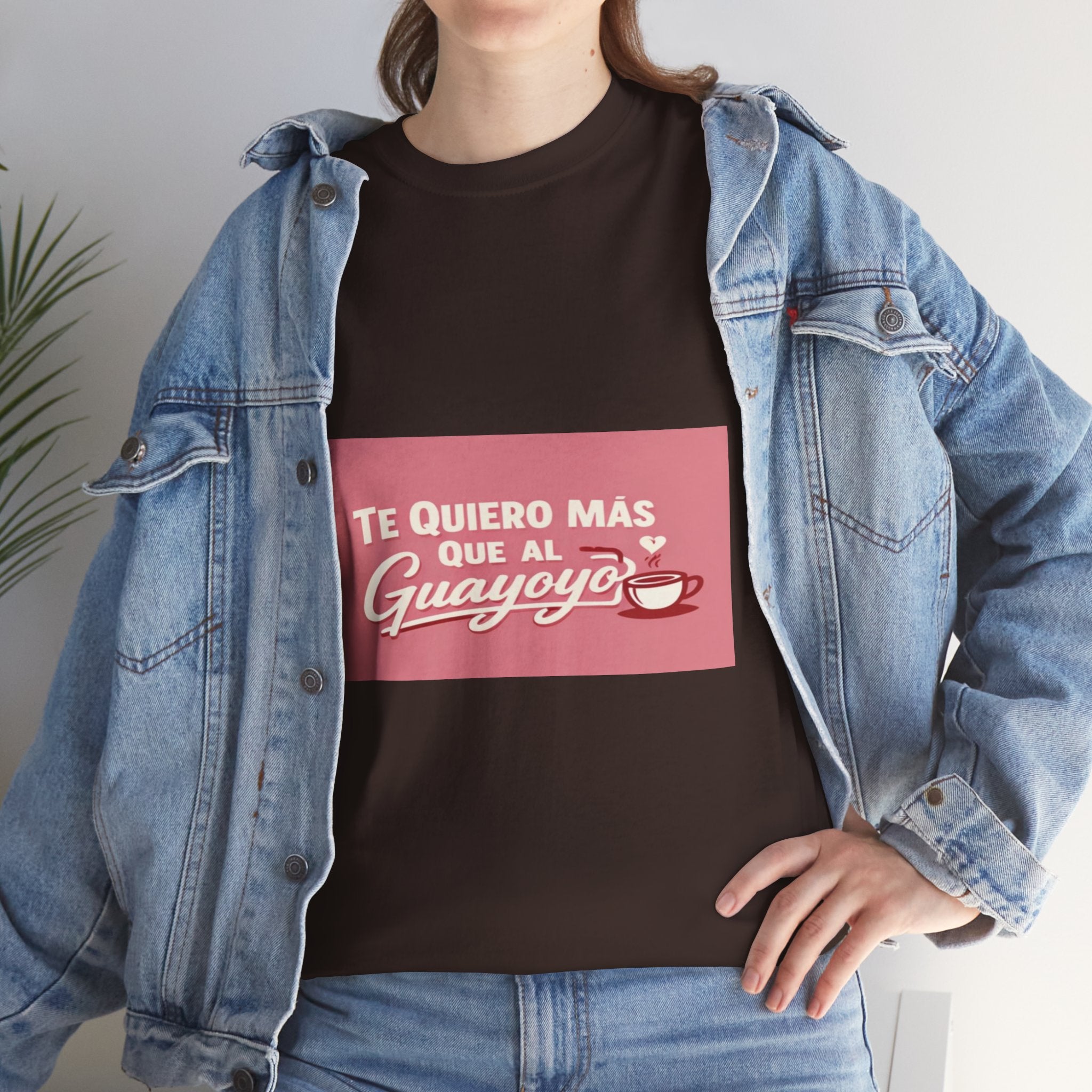 Te Quiero Más Que Al Guayoyo T-Shirt — Spanish Coffee Lover Tee