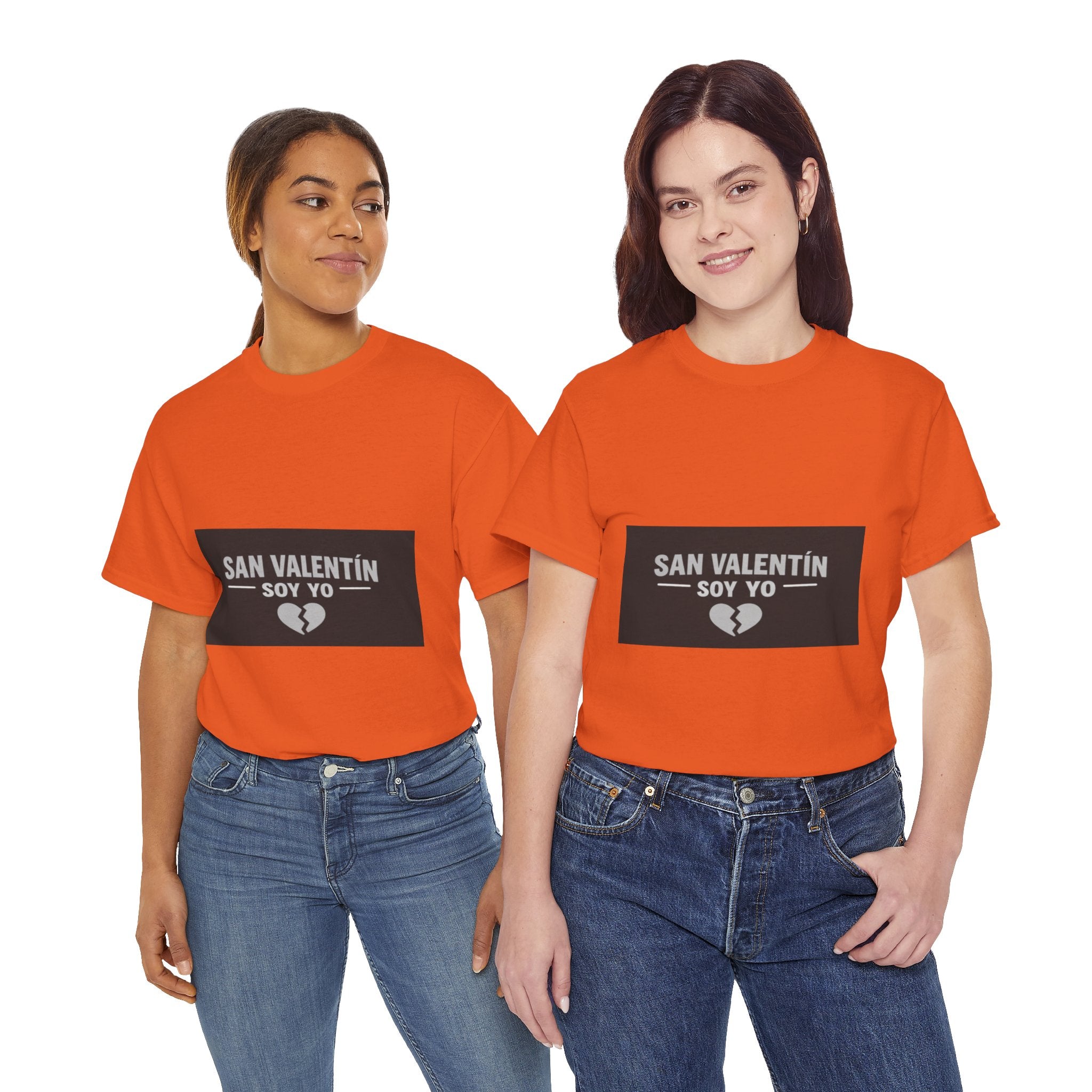 Valentine Soy Yo T-Shirt — "San Valentín Soy Yo" Broken Heart Tee