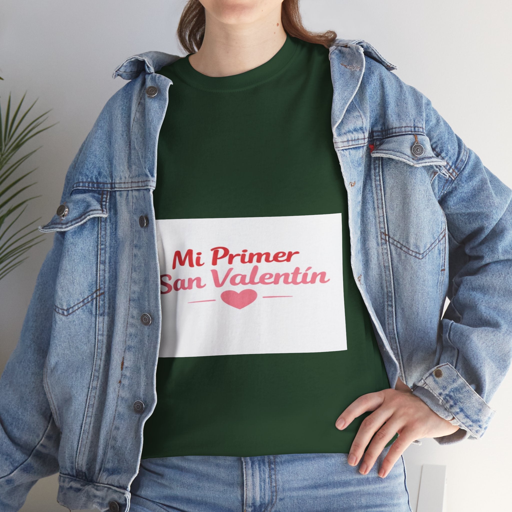 T-Shirt — "Mi Primer San Valentín"  First Valentine Pink Heart