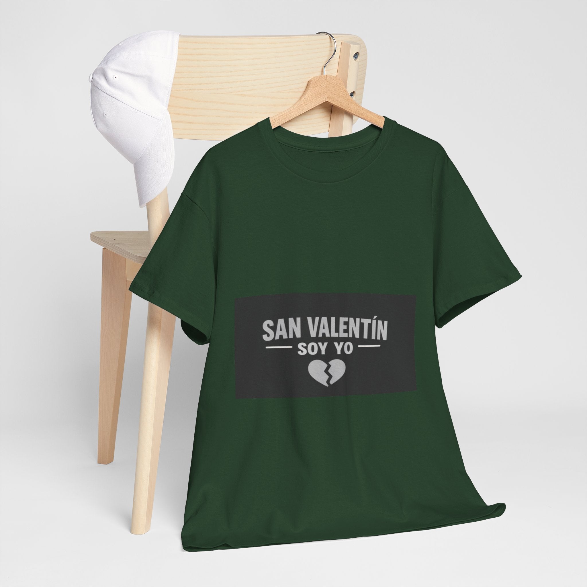 Valentine Soy Yo T-Shirt — "San Valentín Soy Yo" Broken Heart Tee