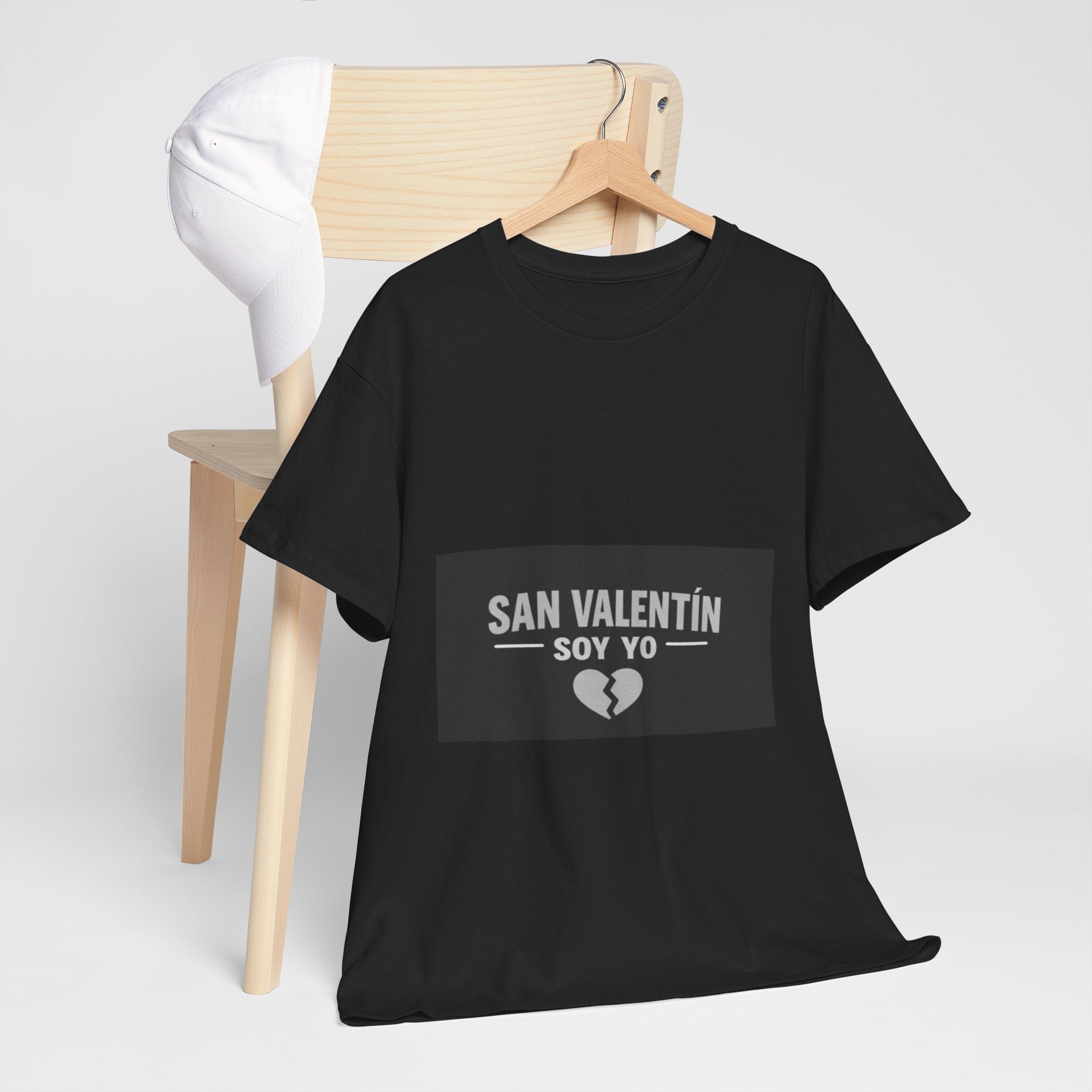 Valentine Soy Yo T-Shirt — "San Valentín Soy Yo" Broken Heart Tee