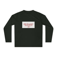 Long Sleeve Shirt — "Mi Guayoyo, Fue Na' Pa' Tí" Retro Script Performance Tee