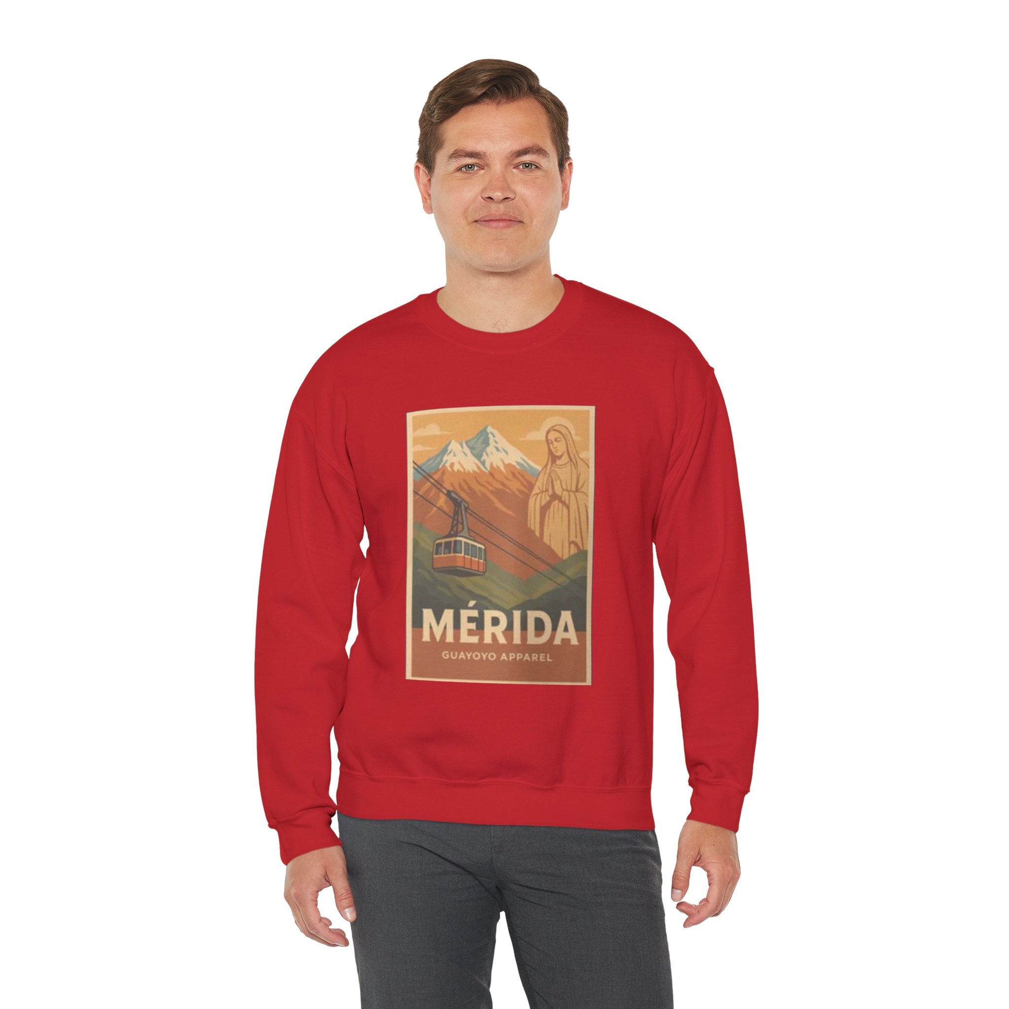 Mérida Cable Car Vintage Poster Sweatshirt