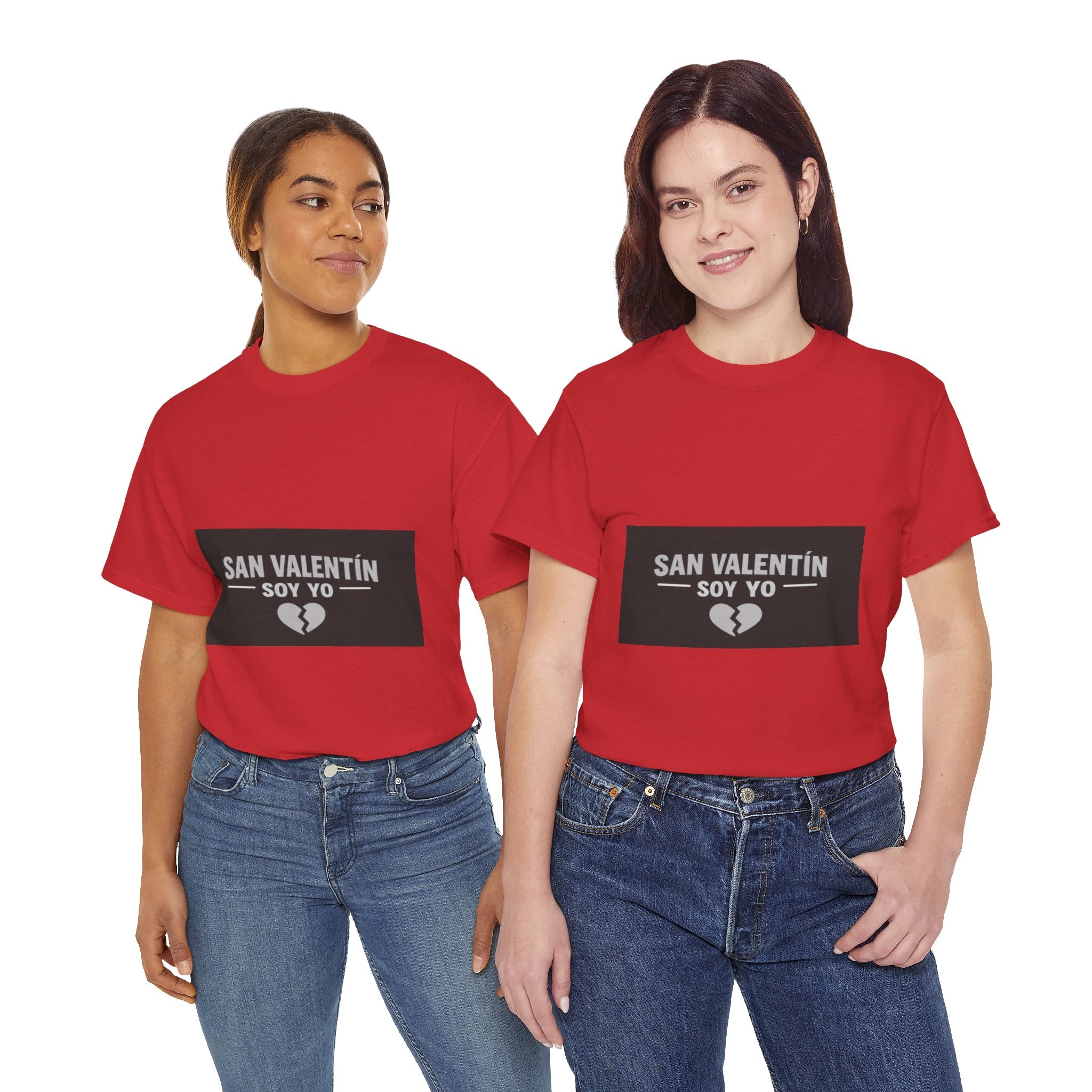 Valentine Soy Yo T-Shirt — "San Valentín Soy Yo" Broken Heart Tee