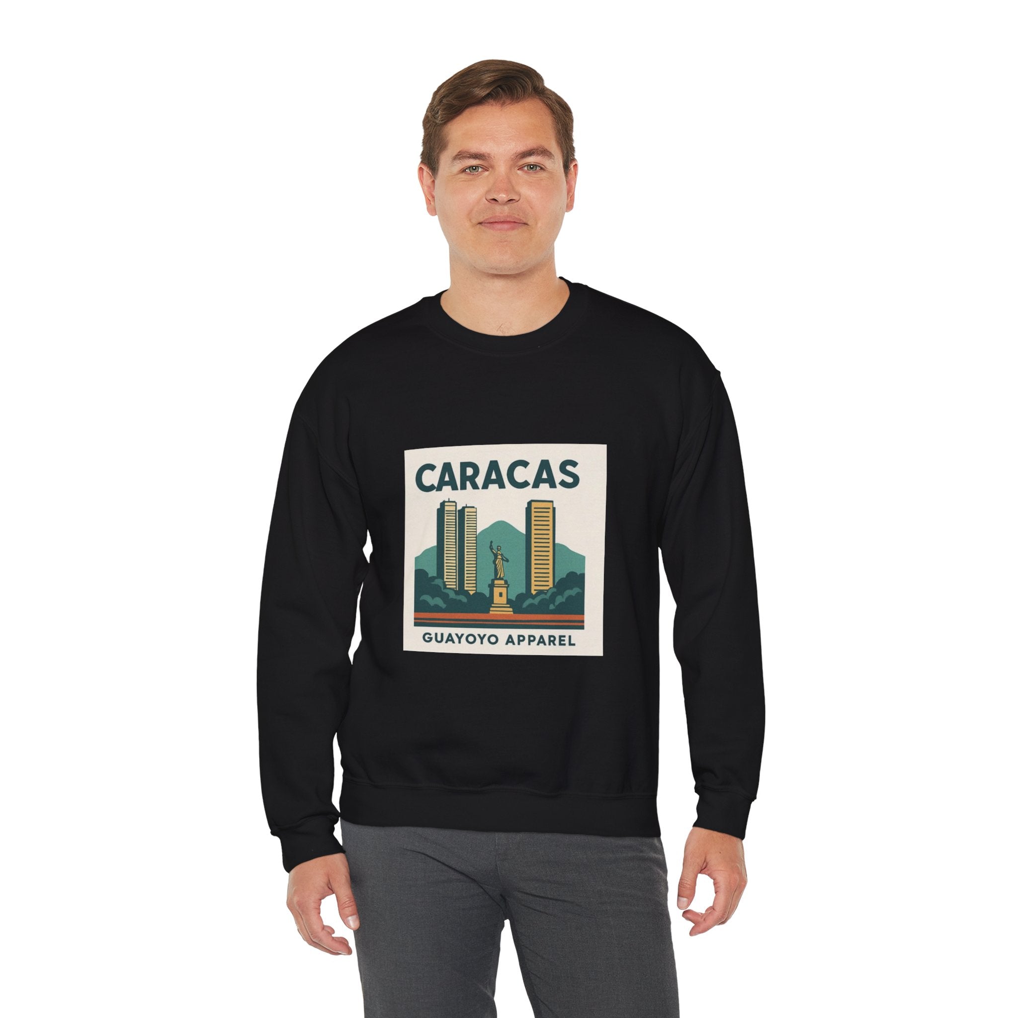 Caracas Vintage Skyline Sweatshirt — Guayoyo Apparel Crewneck