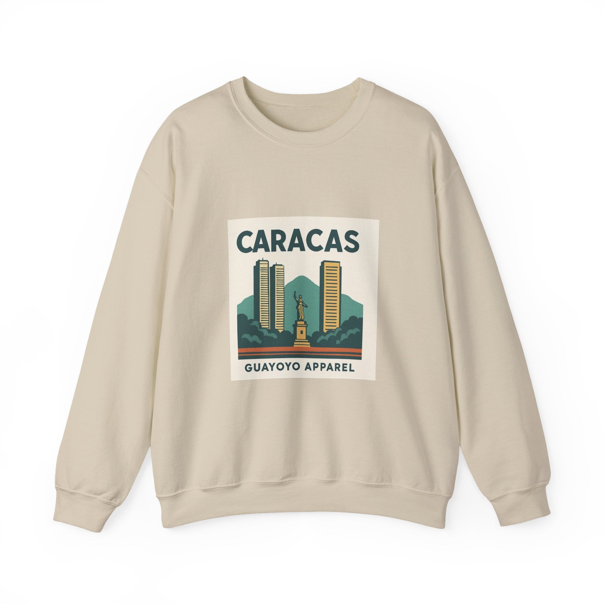 Caracas Vintage Skyline Sweatshirt — Guayoyo Apparel Crewneck