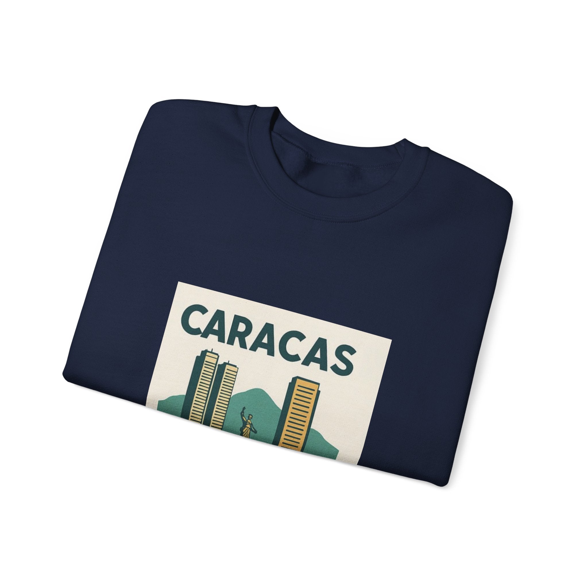 Caracas Vintage Skyline Sweatshirt — Guayoyo Apparel Crewneck