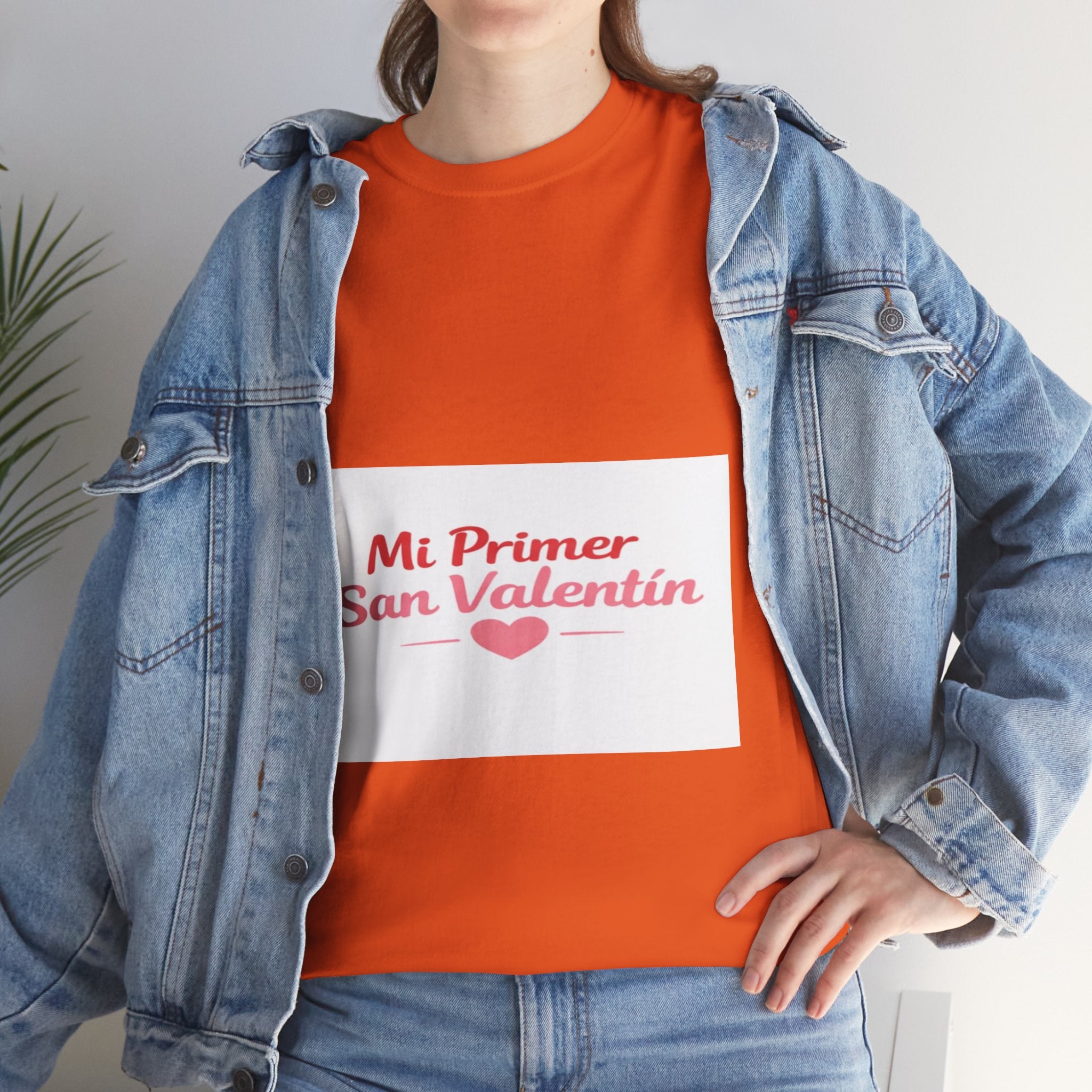 T-Shirt — "Mi Primer San Valentín"  First Valentine Pink Heart