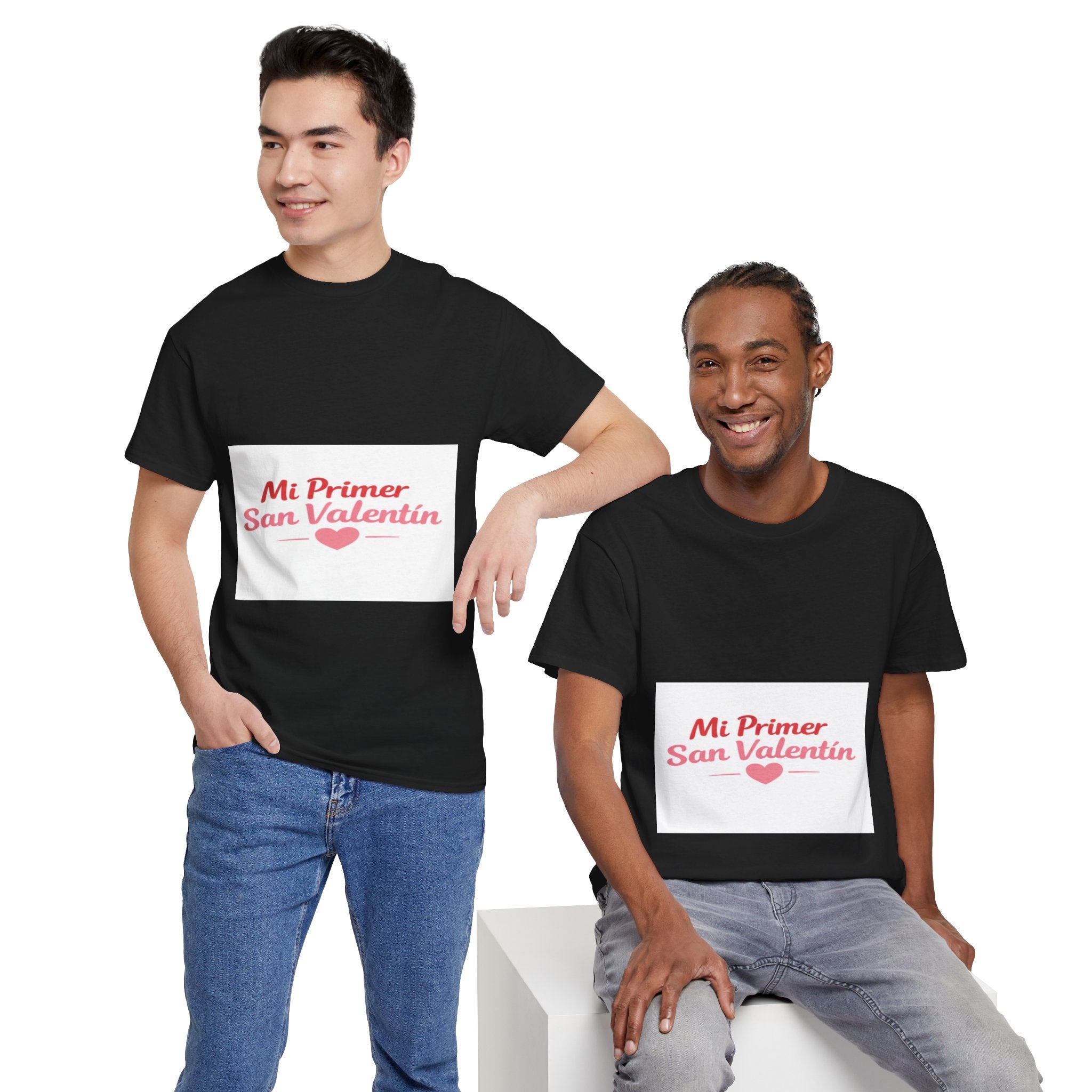 T-Shirt — "Mi Primer San Valentín"  First Valentine Pink Heart