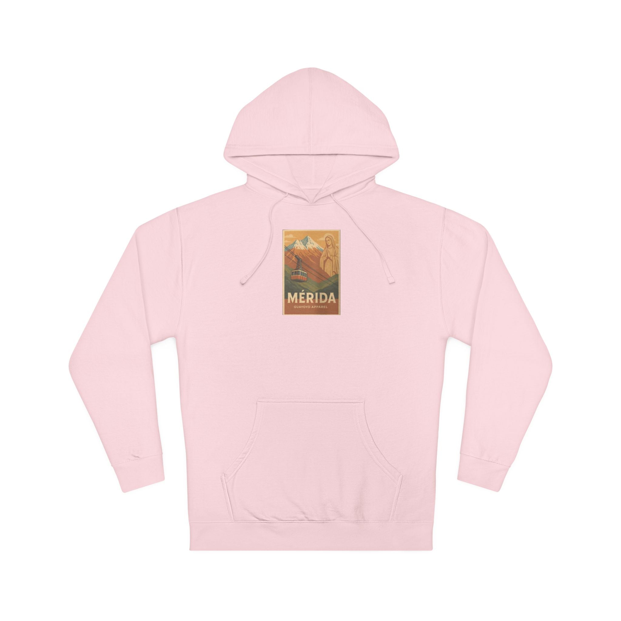 Merida Vintage Travel Hoodie — Retro Botanical Poster Sweatshirt
