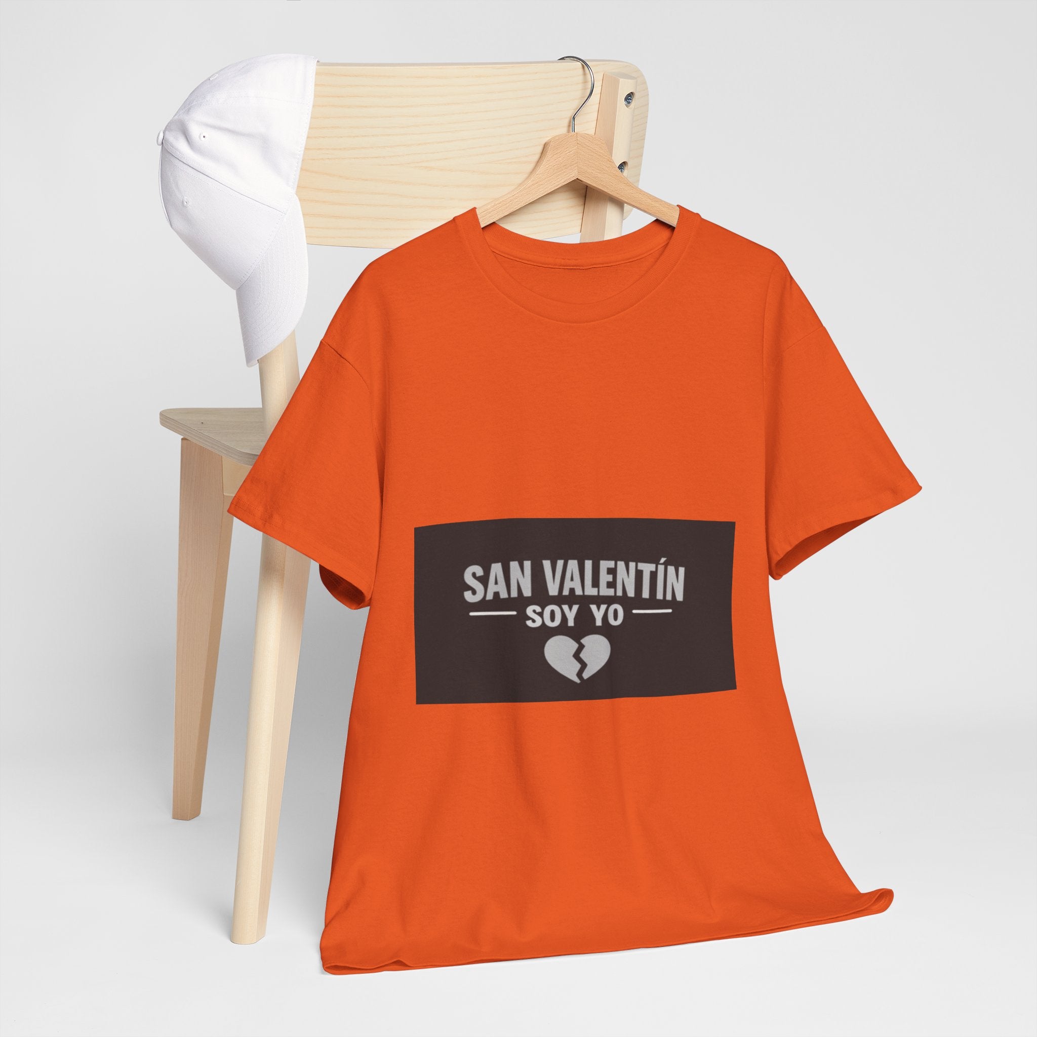 Valentine Soy Yo T-Shirt — "San Valentín Soy Yo" Broken Heart Tee