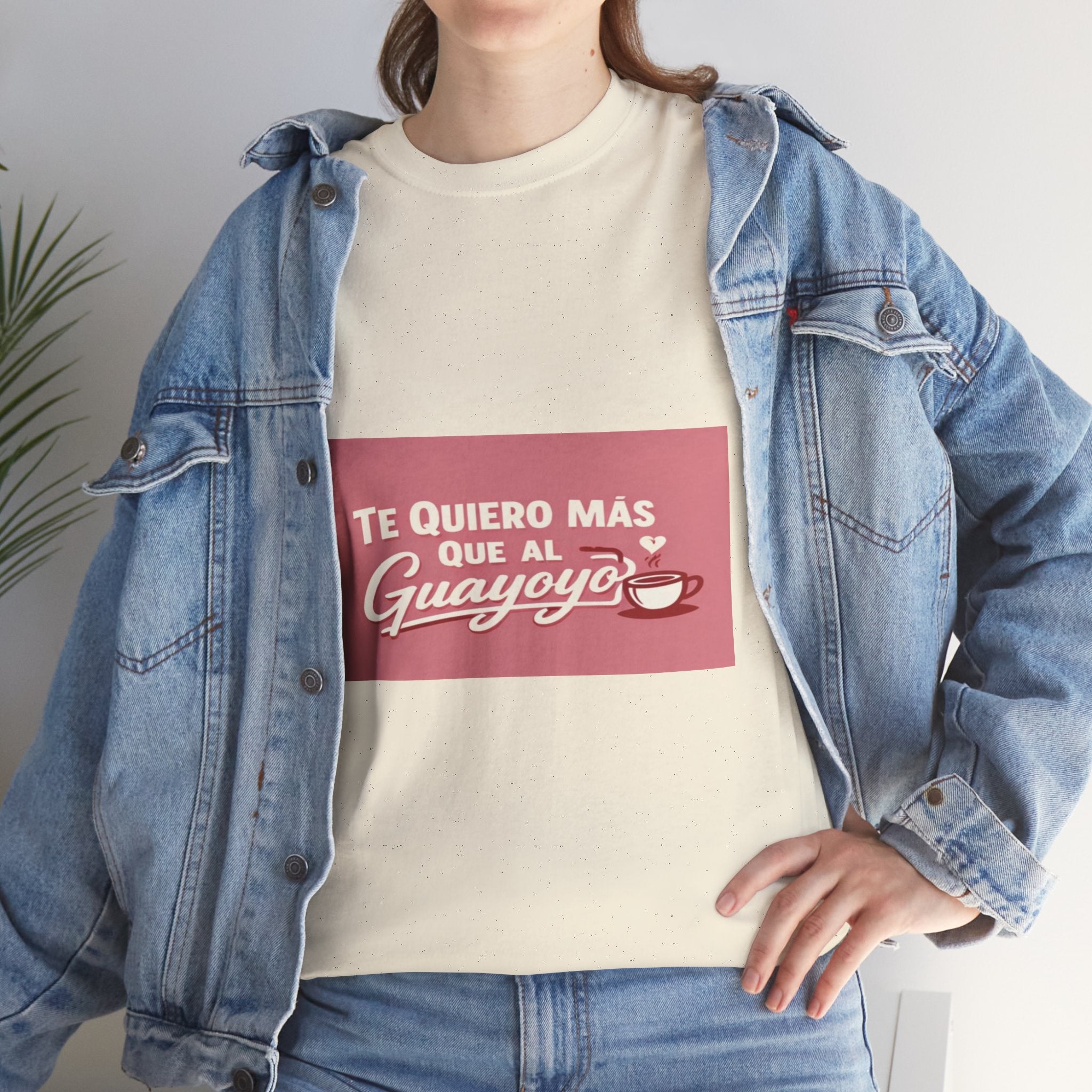 Te Quiero Más Que Al Guayoyo T-Shirt — Spanish Coffee Lover Tee