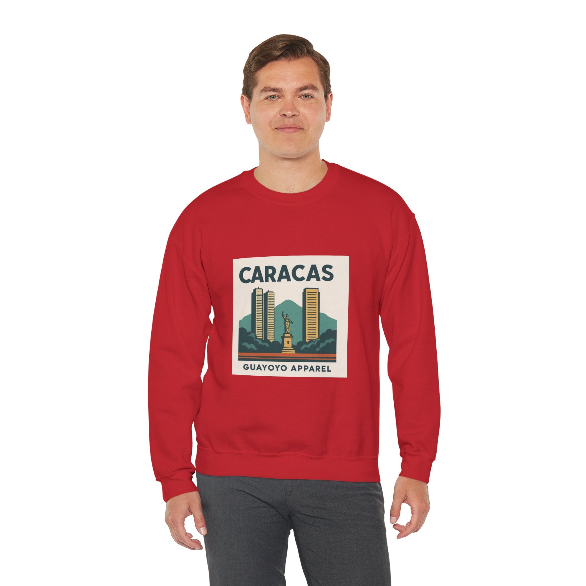 Caracas Vintage Skyline Sweatshirt — Guayoyo Apparel Crewneck