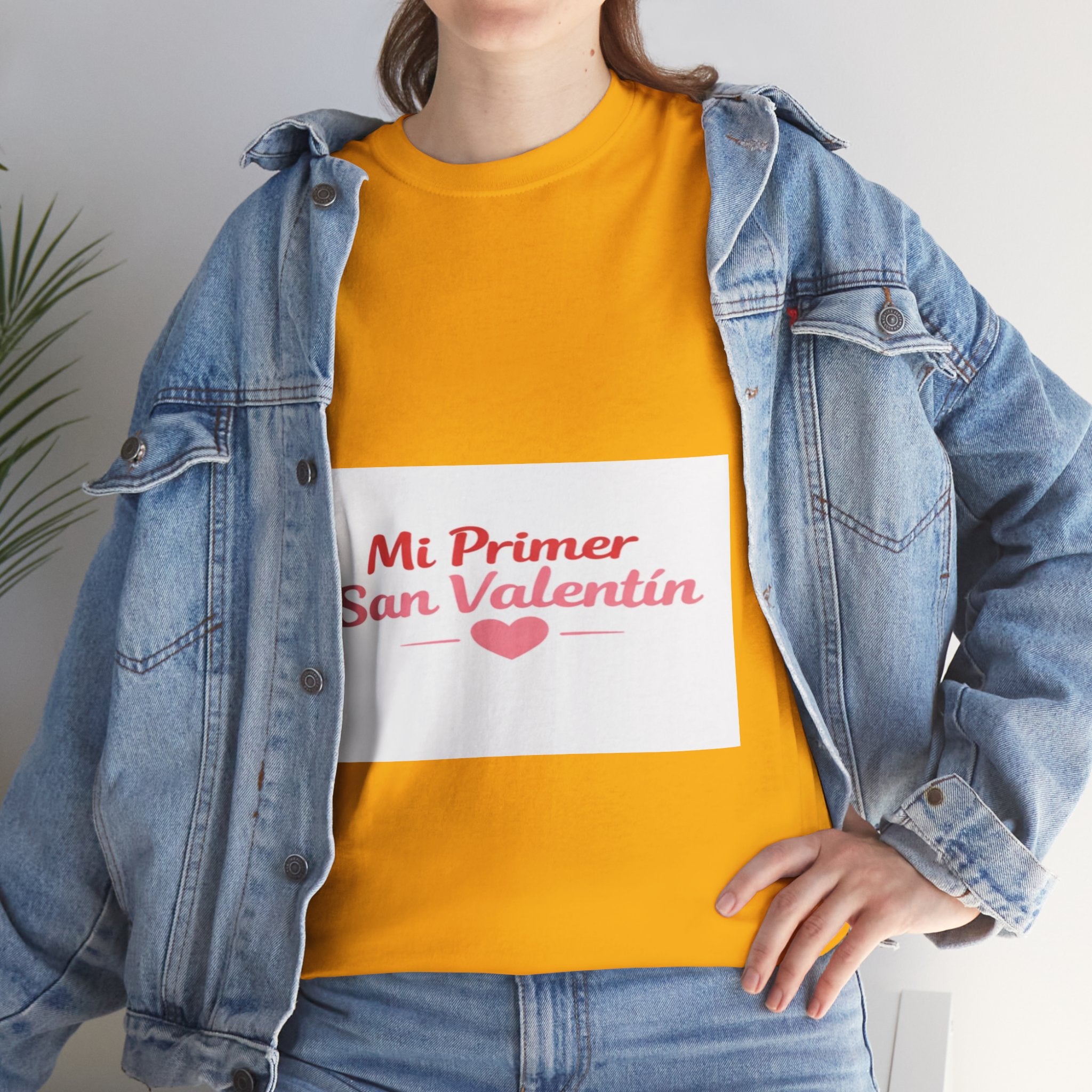 T-Shirt — "Mi Primer San Valentín"  First Valentine Pink Heart