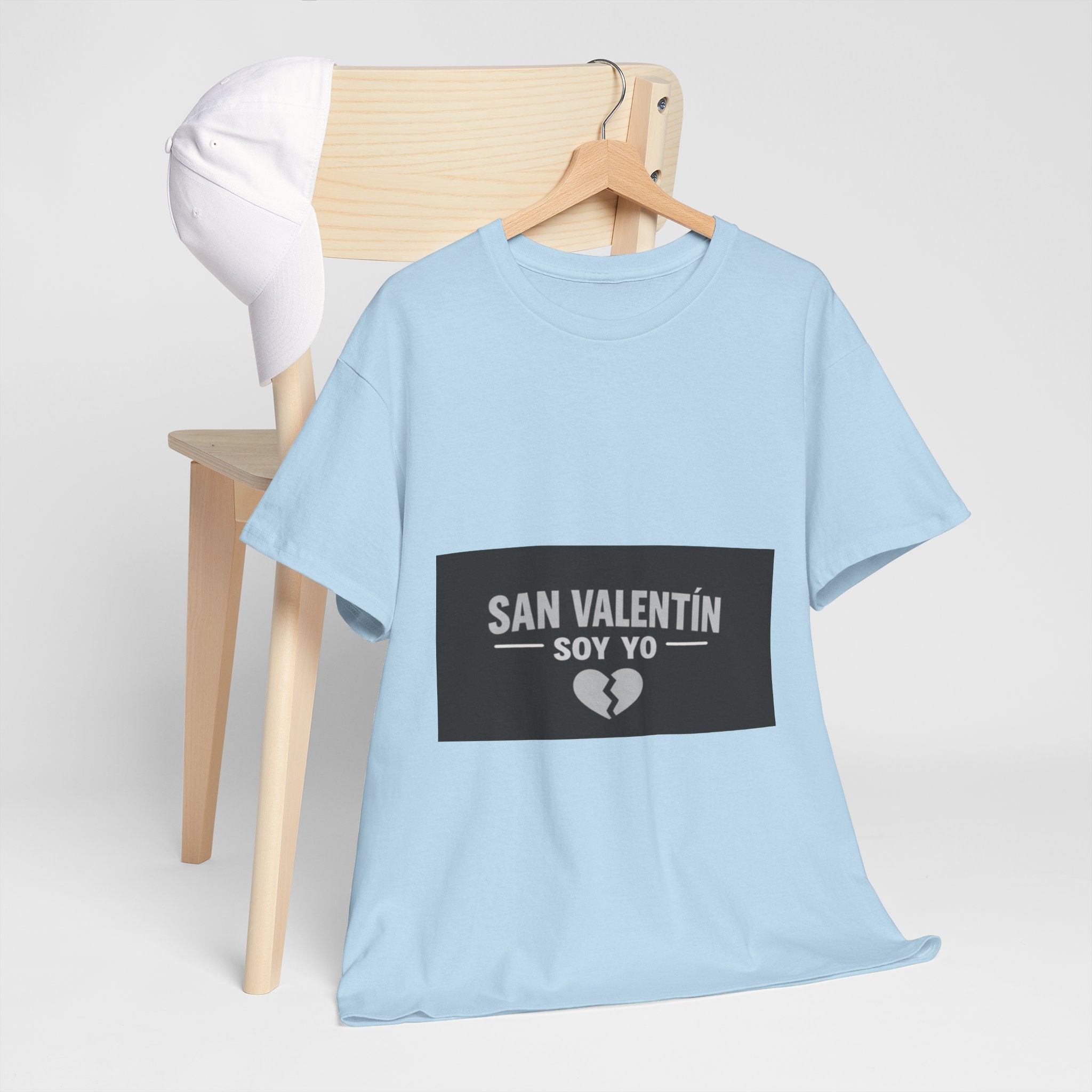 Valentine Soy Yo T-Shirt — "San Valentín Soy Yo" Broken Heart Tee