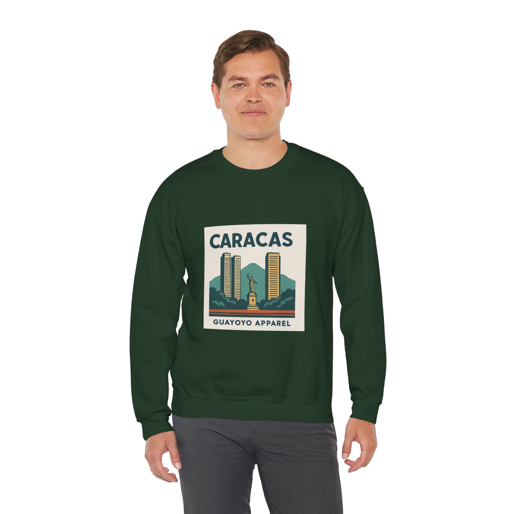 Caracas Vintage Skyline Sweatshirt — Guayoyo Apparel Crewneck