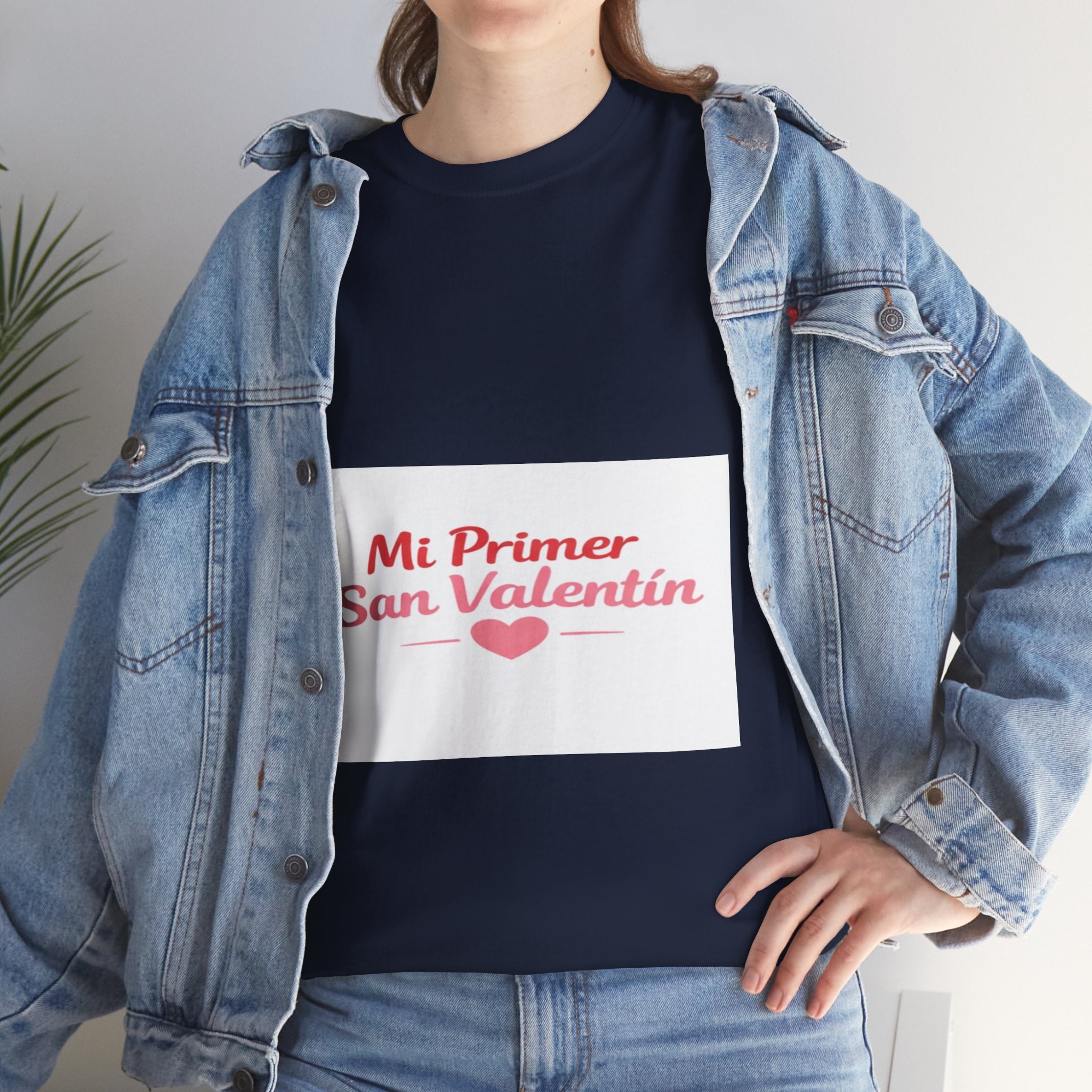 T-Shirt — "Mi Primer San Valentín"  First Valentine Pink Heart
