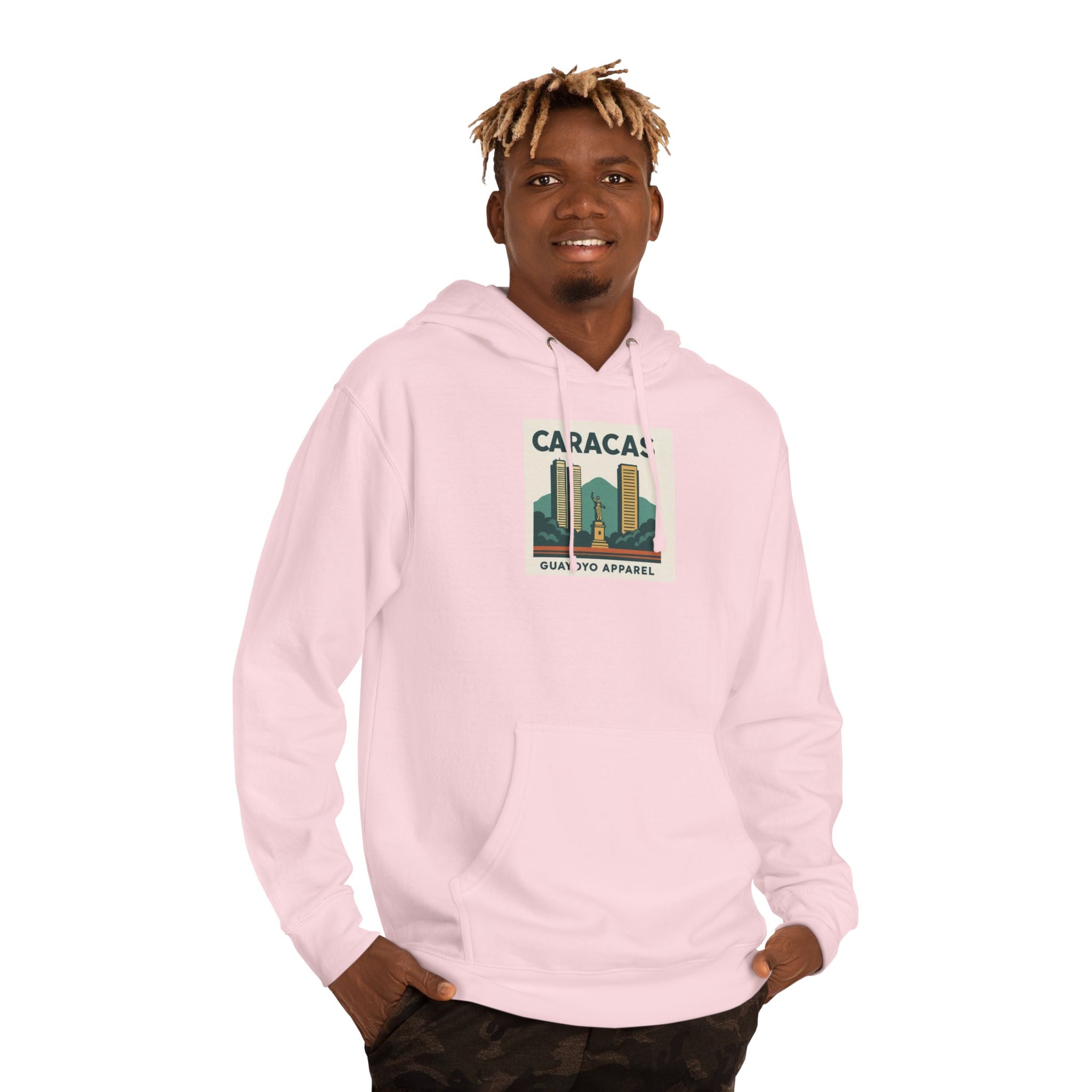 Caracas Skyline Hoodie – Retro Cityscape Pullover