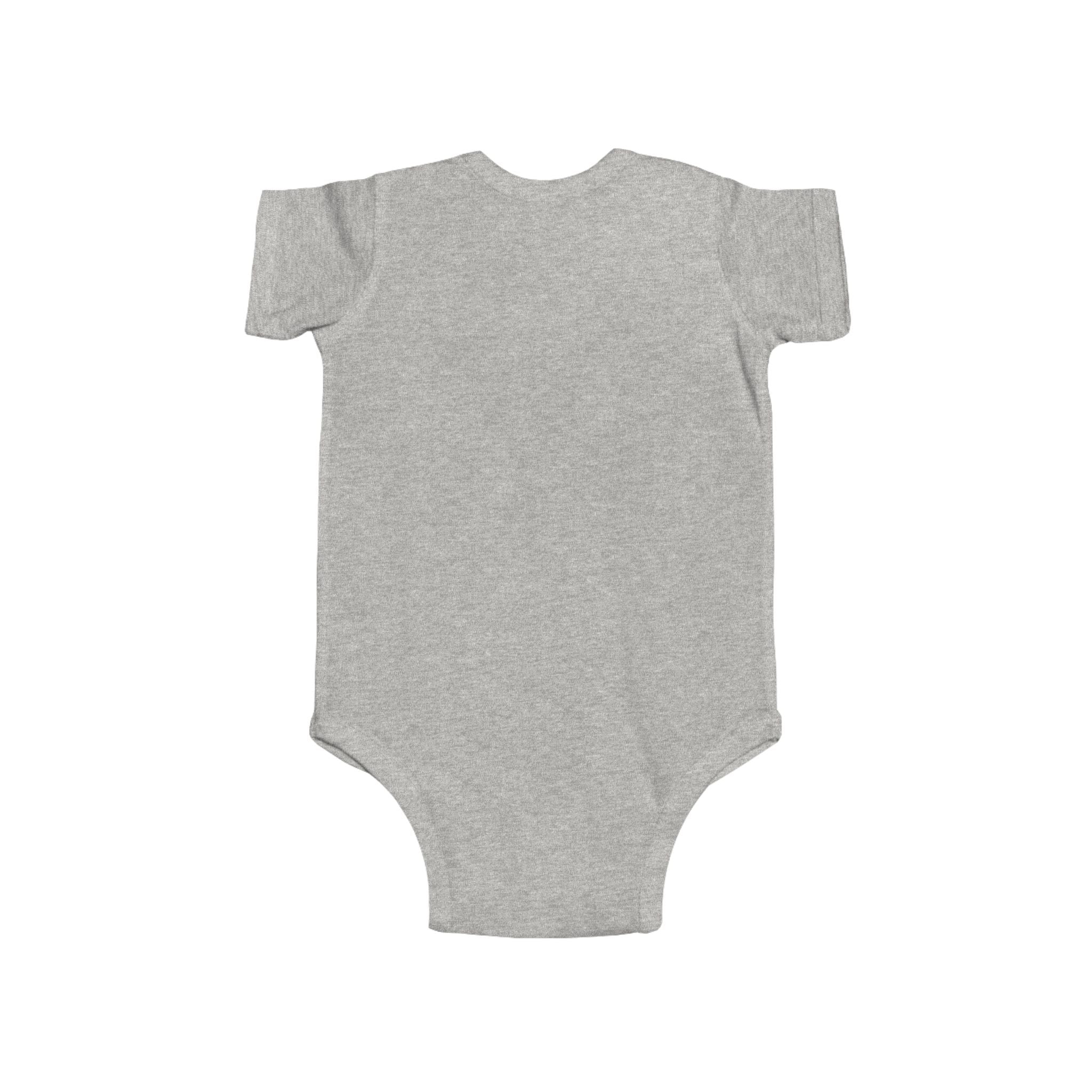 Vintage Car Baby Bodysuit — Retro Beetle & Butterflies Infant Onesie