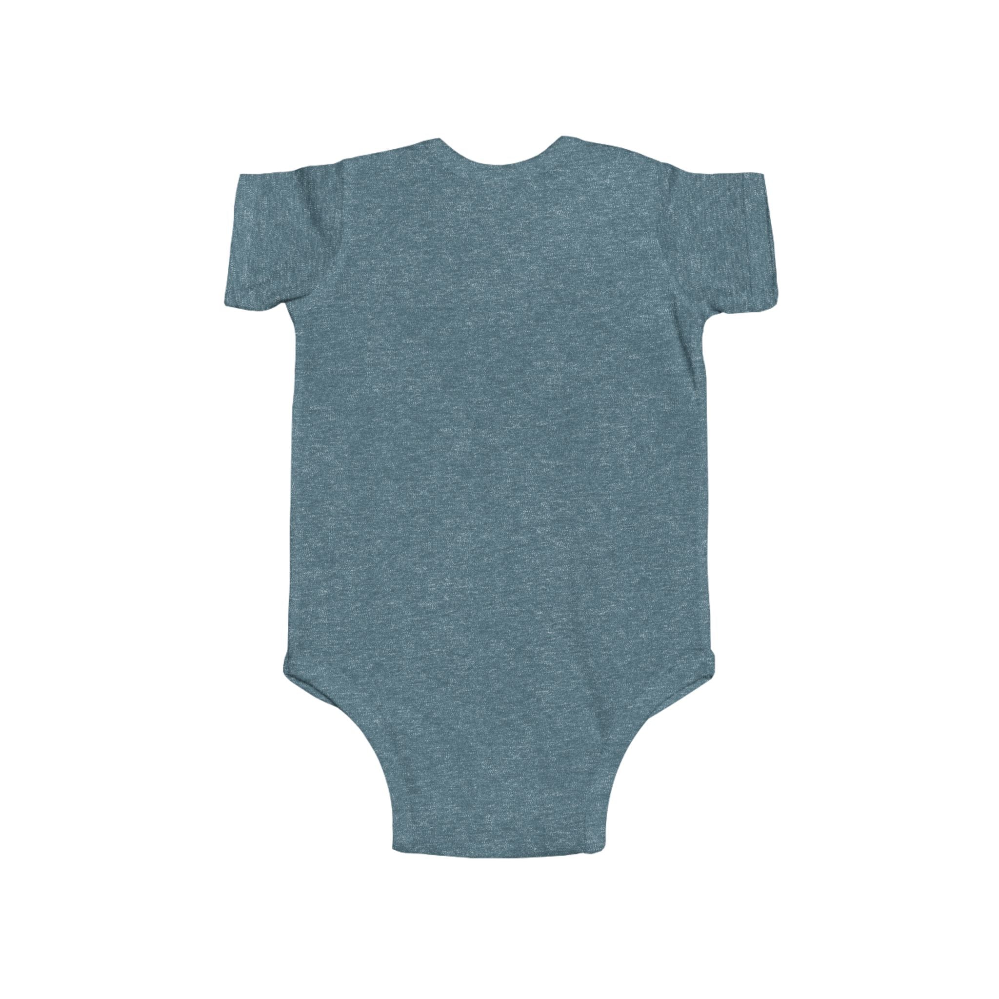 Vintage Car Baby Bodysuit — Retro Beetle & Butterflies Infant Onesie