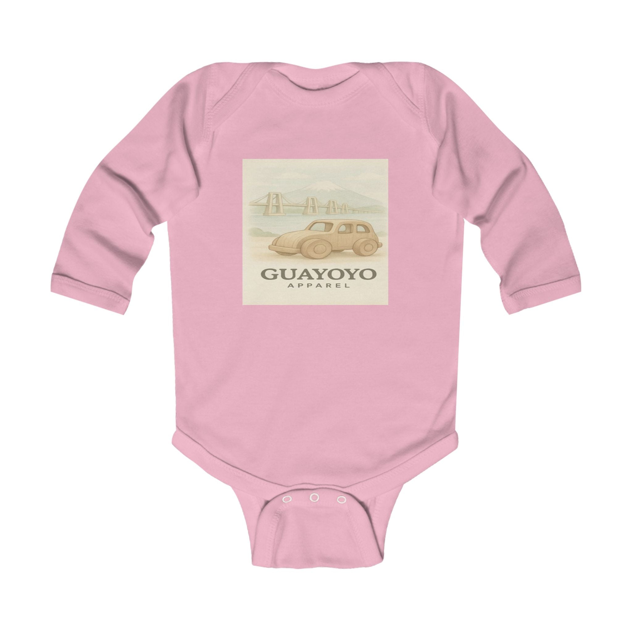 Vintage Car Infant Bodysuit — "Guayoyo Apparel" Retro Automobile Baby One-Piece