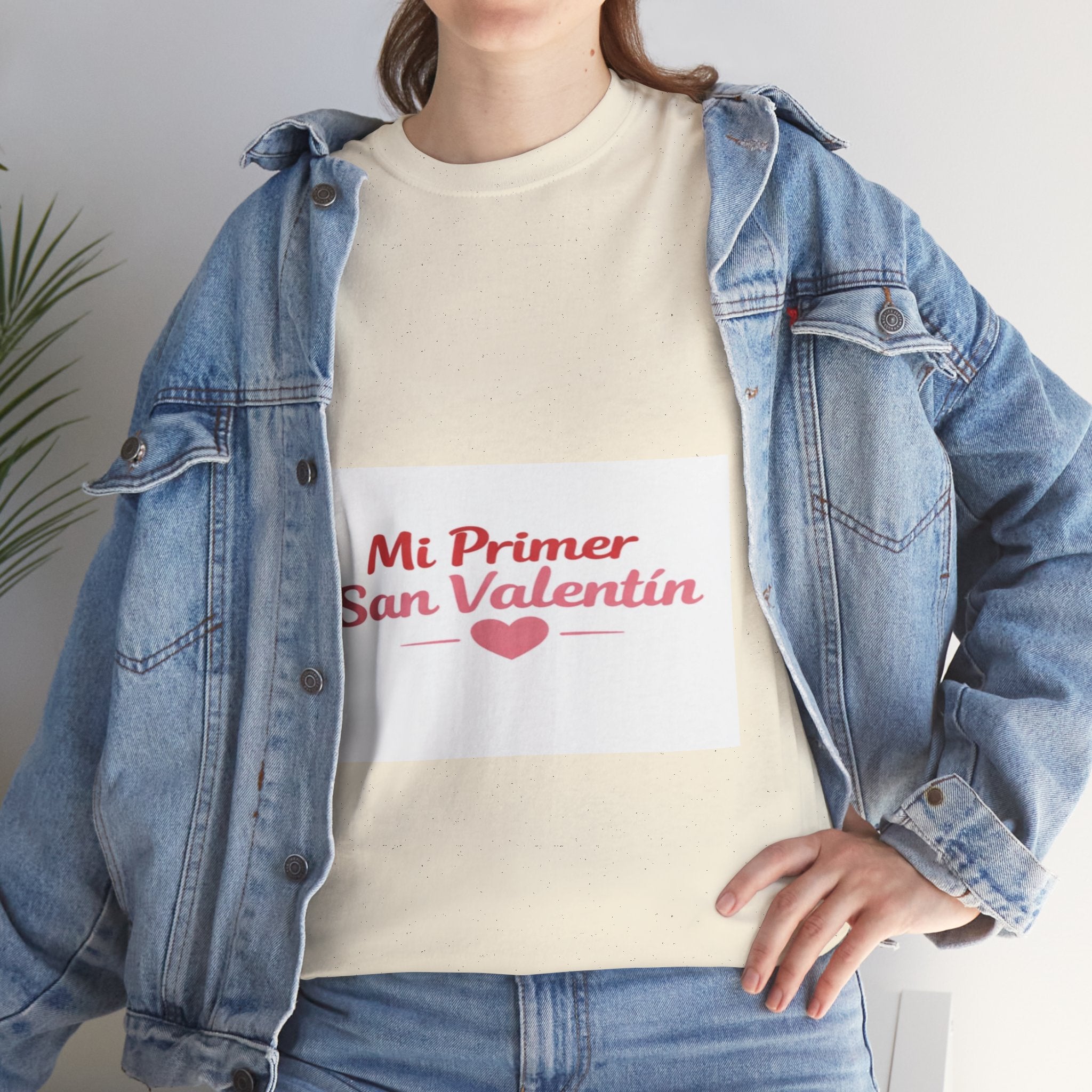 T-Shirt — "Mi Primer San Valentín"  First Valentine Pink Heart