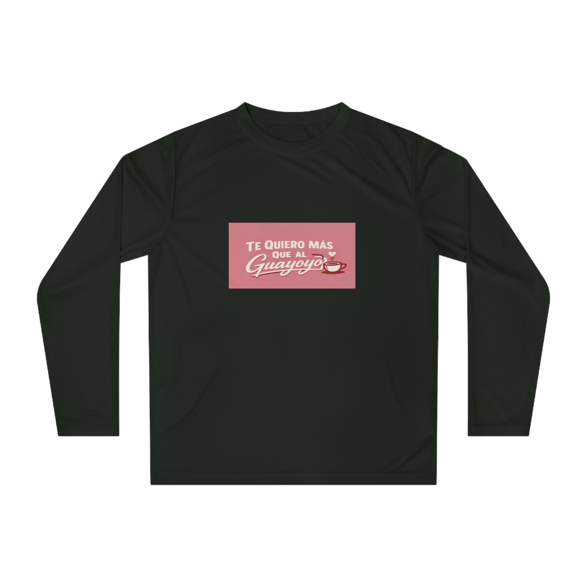 Long Sleeve Shirt — "Te Quiero Más Que al Guayoyo" Spanish Coffee Lover Tee