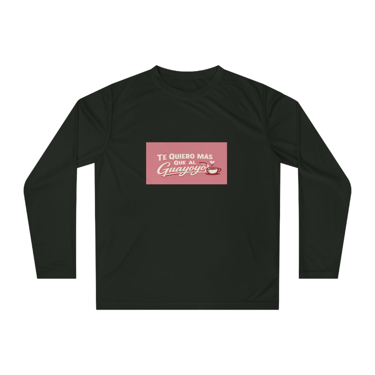 Long Sleeve Shirt — "Te Quiero Más Que al Guayoyo" Spanish Coffee Lover Tee