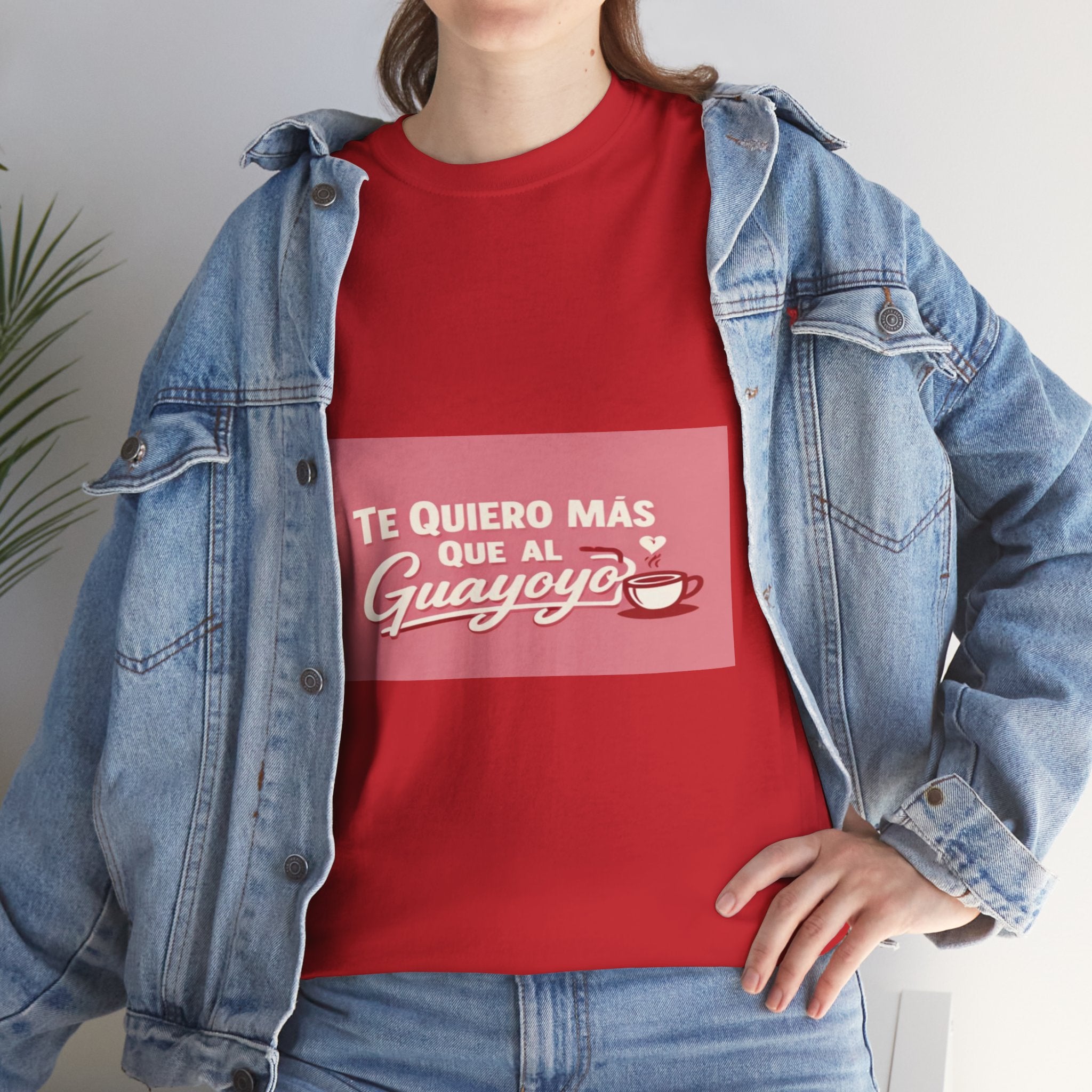 Te Quiero Más Que Al Guayoyo T-Shirt — Spanish Coffee Lover Tee