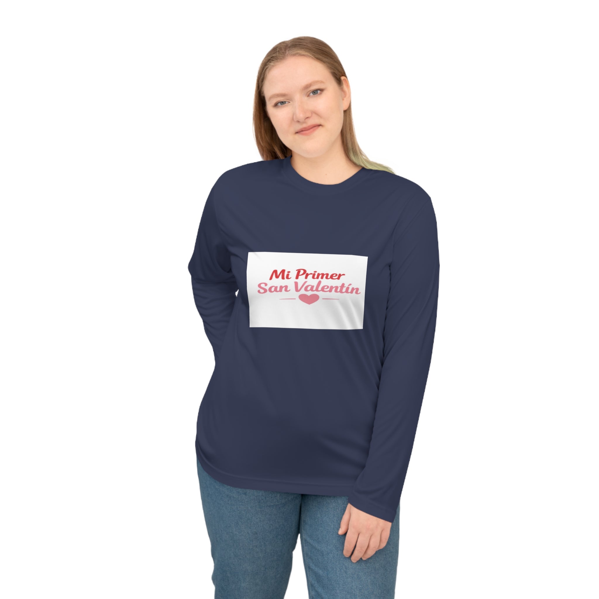 'Mi Primer San Valentín' Long Sleeve Shirt – Baby's First Valentine Performance Tee