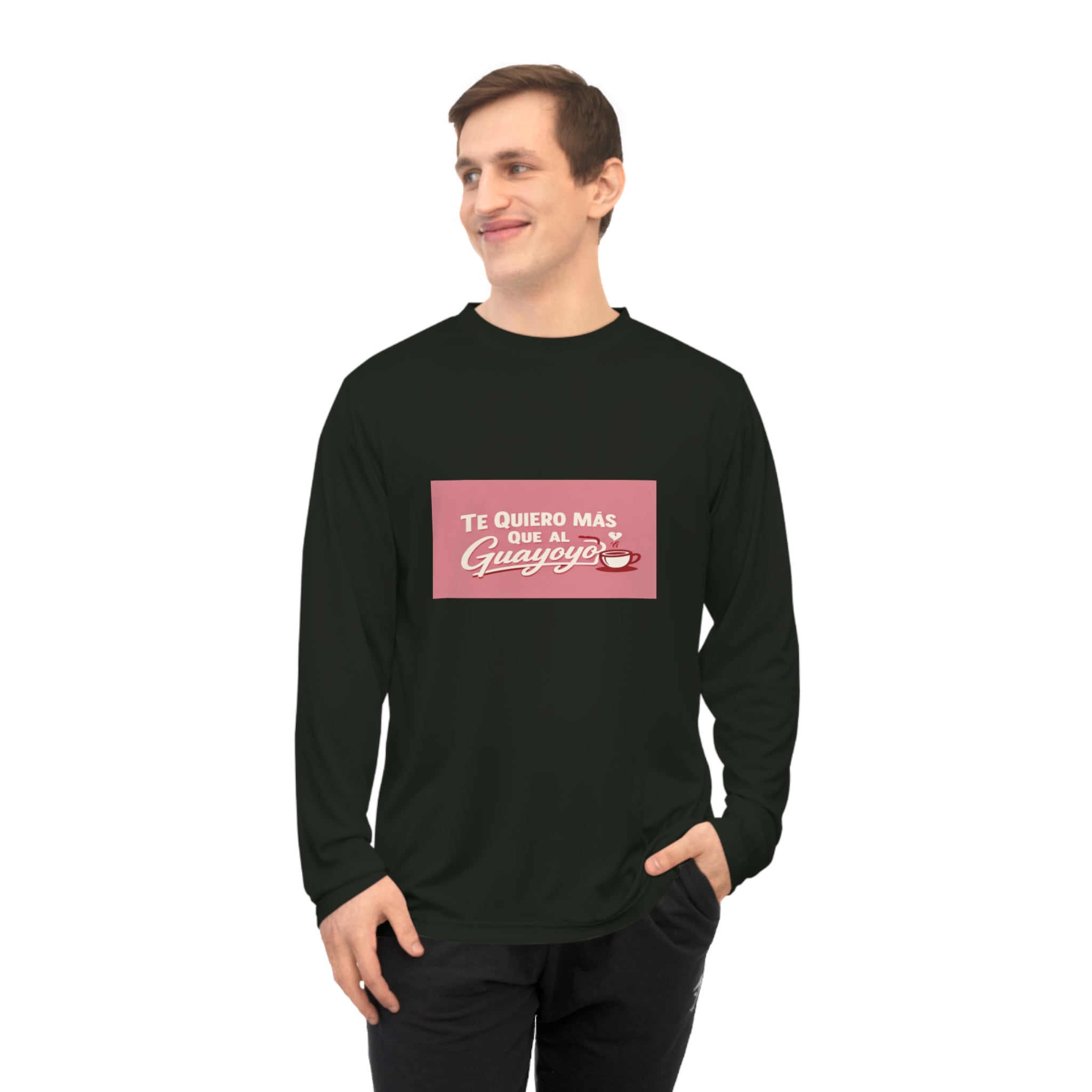 Long Sleeve Shirt — "Te Quiero Más Que al Guayoyo" Spanish Coffee Lover Tee