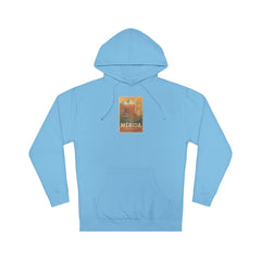 Merida Vintage Travel Hoodie — Retro Botanical Poster Sweatshirt