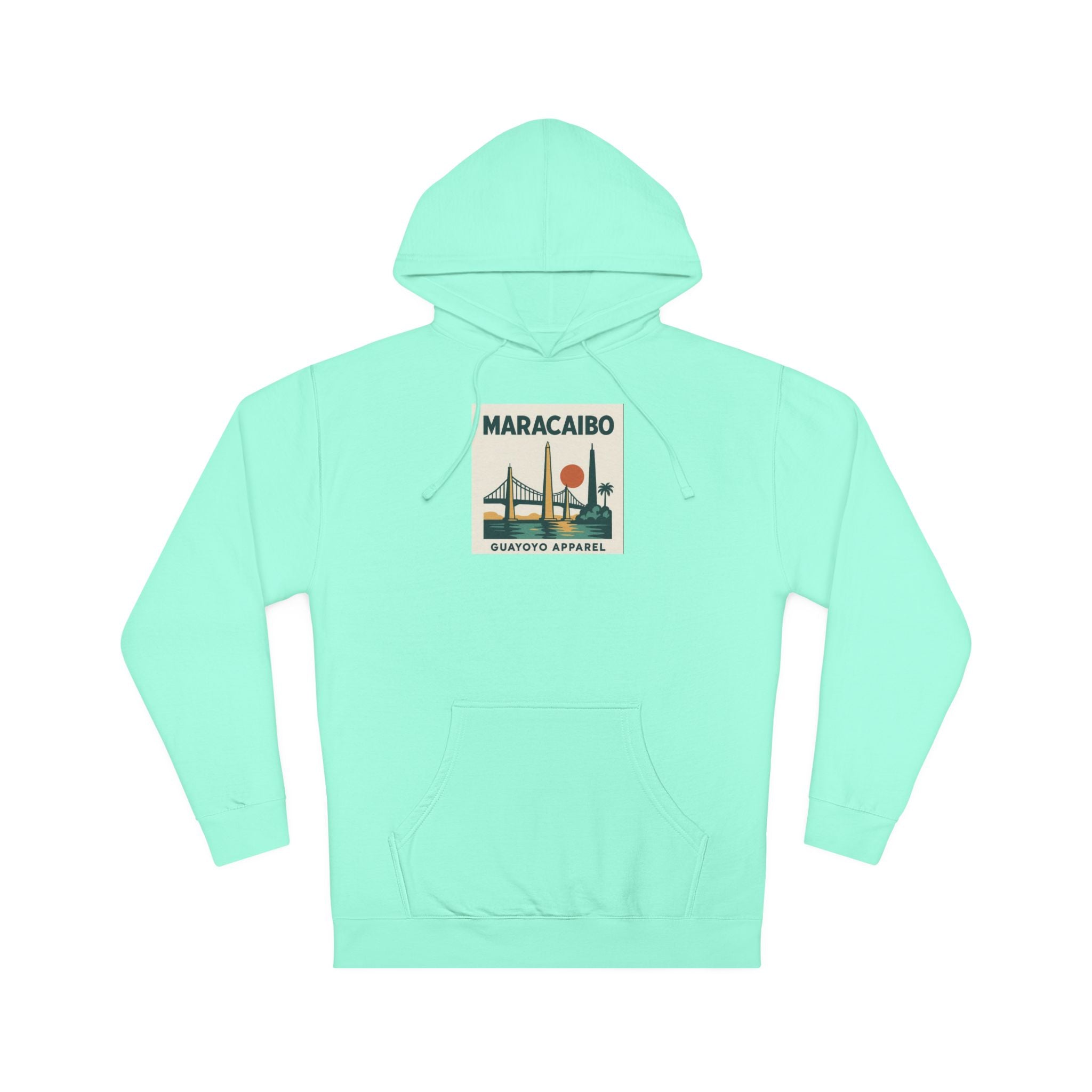 Maracaibo Vintage Travel Hoodie – Retro Sunset Bridge Graphic