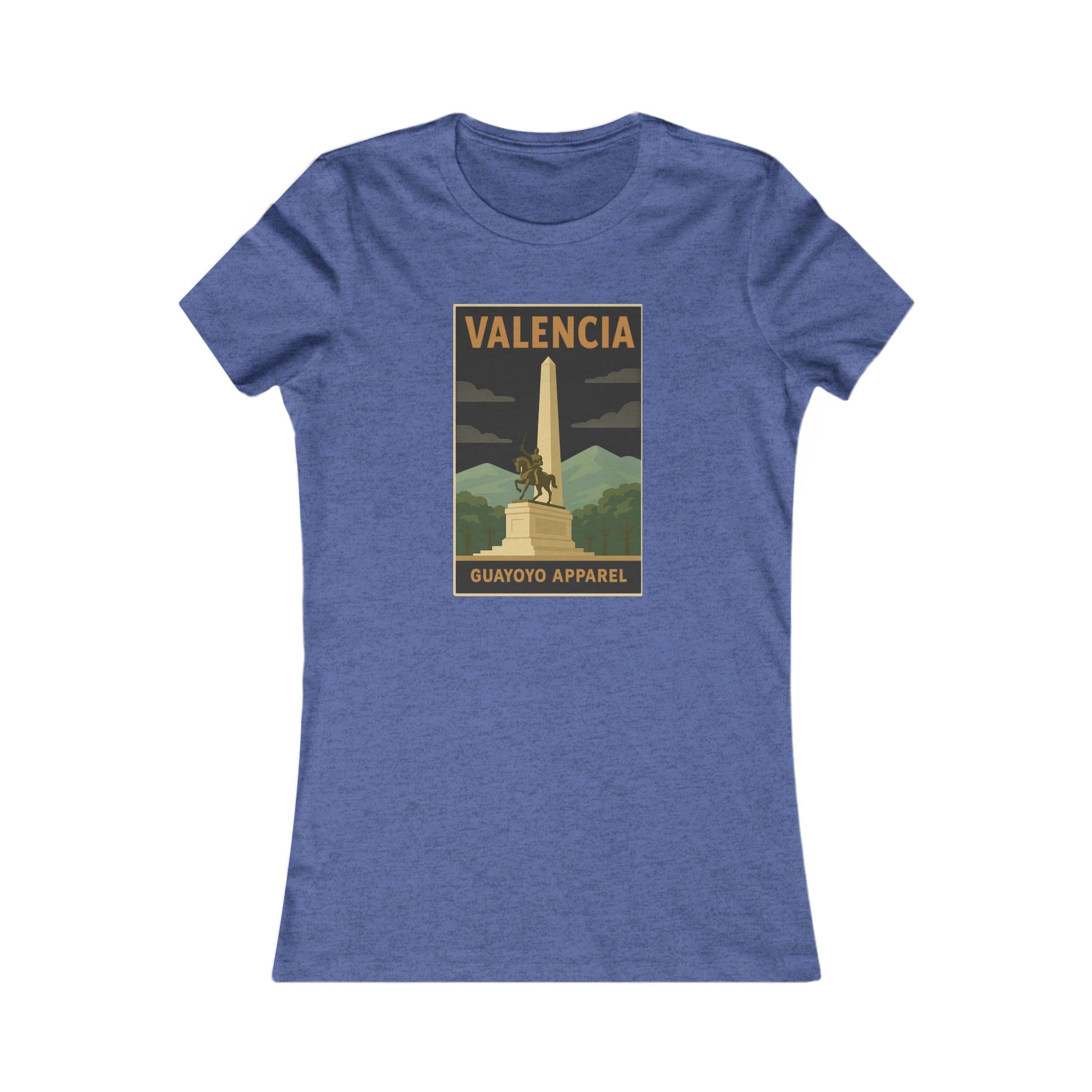 Valencia Monument Vintage Graphic Tee — Women's Travel T‑Shirt