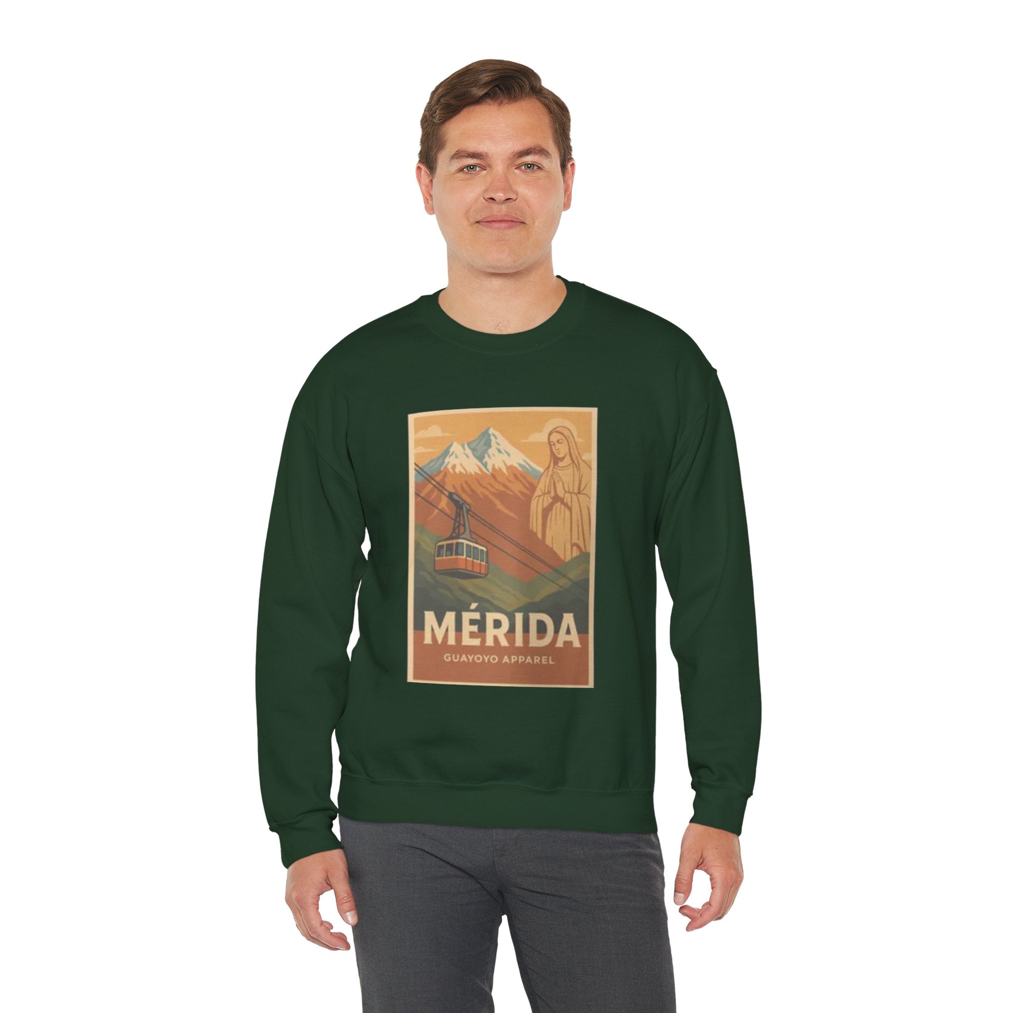 Mérida Cable Car Vintage Poster Sweatshirt