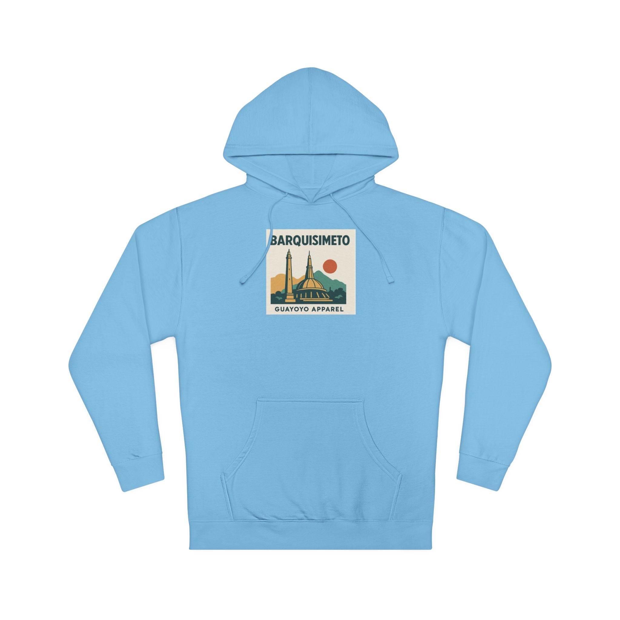 Barquisimeto Retro Skyline Hoodie — Venezuela Travel Vintage Graphic Hooded Sweatshirt