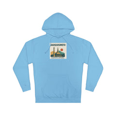 Barquisimeto Retro Skyline Hoodie — Venezuela Travel Vintage Graphic Hooded Sweatshirt