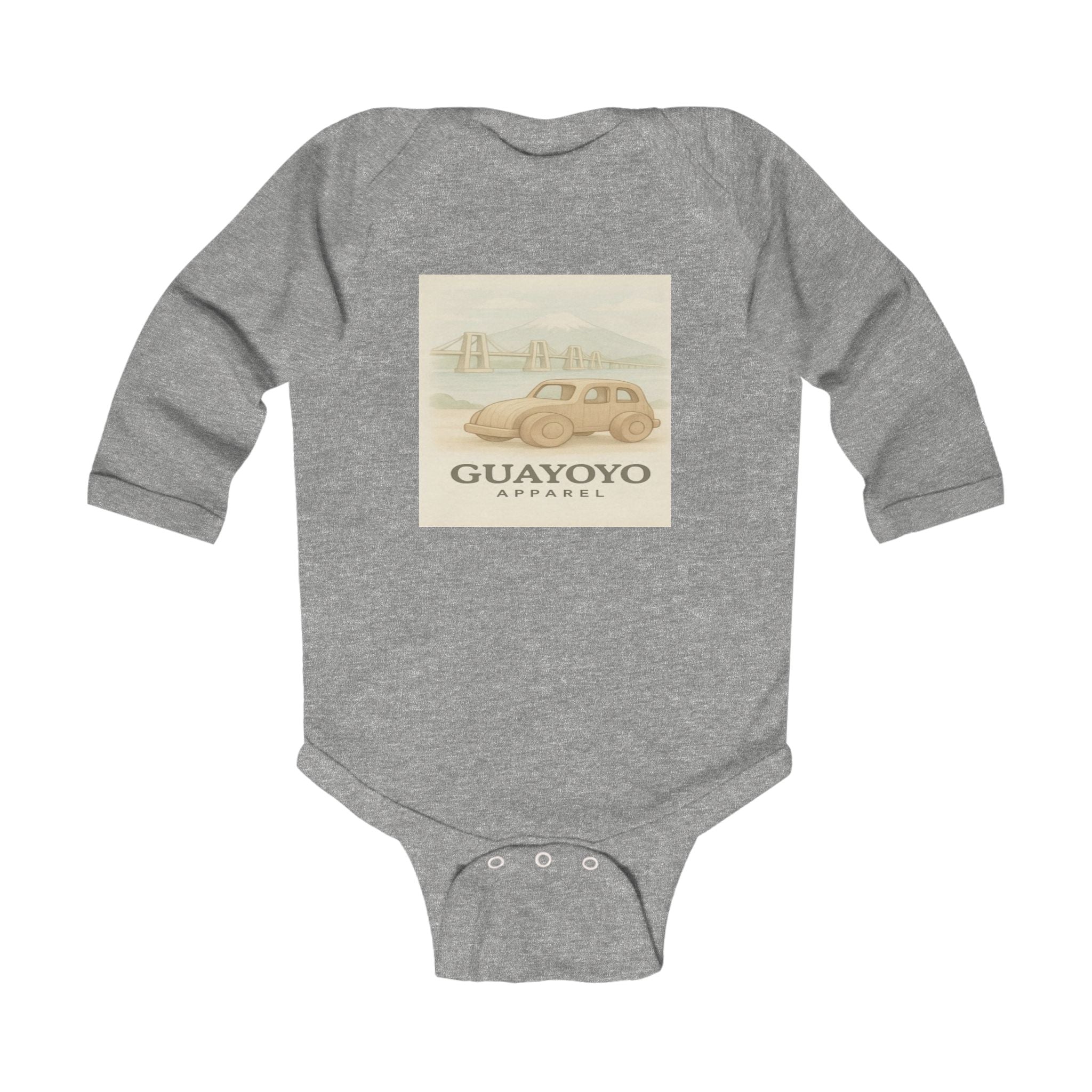 Vintage Car Infant Bodysuit — "Guayoyo Apparel" Retro Automobile Baby One-Piece