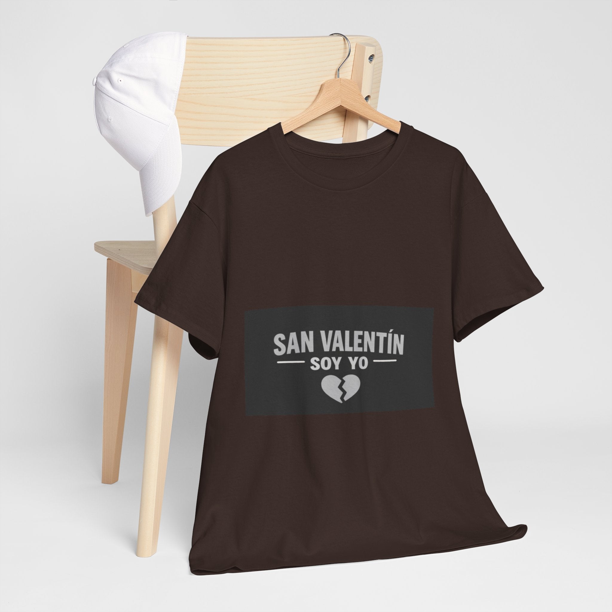 Valentine Soy Yo T-Shirt — "San Valentín Soy Yo" Broken Heart Tee