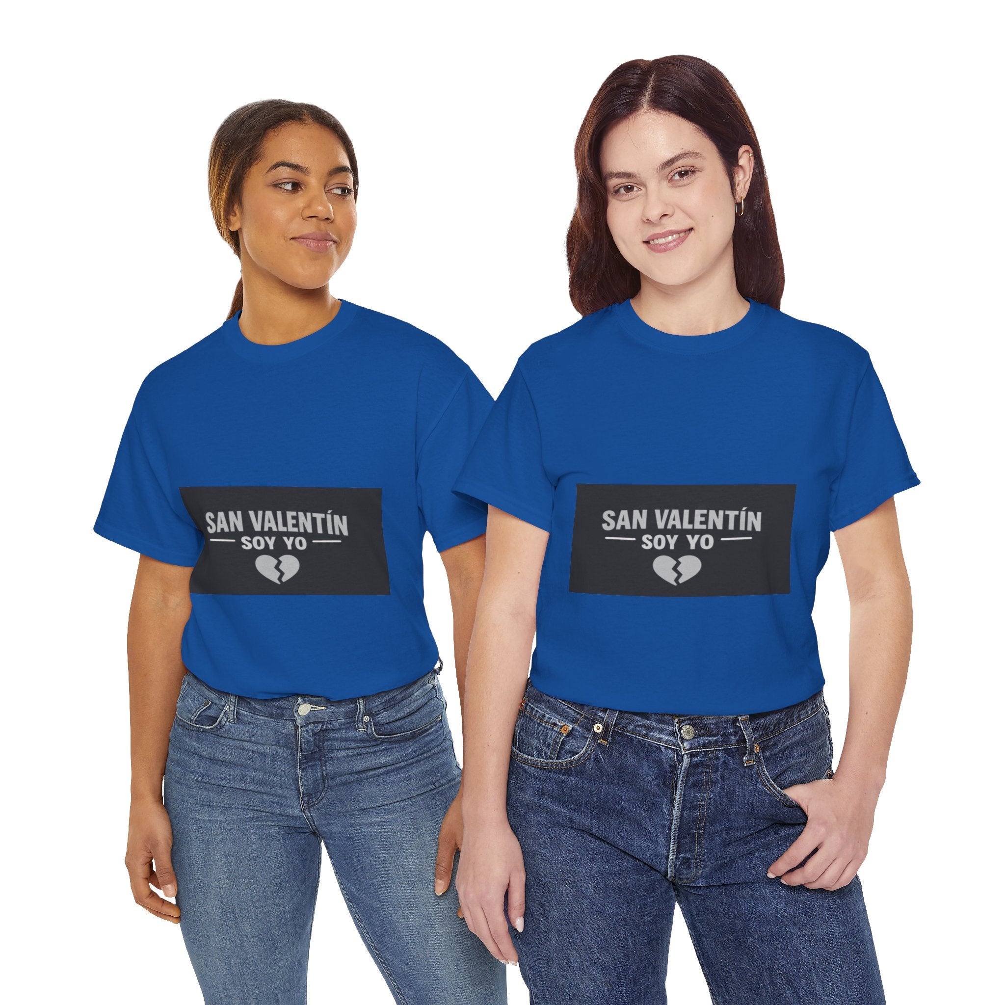 Valentine Soy Yo T-Shirt — "San Valentín Soy Yo" Broken Heart Tee