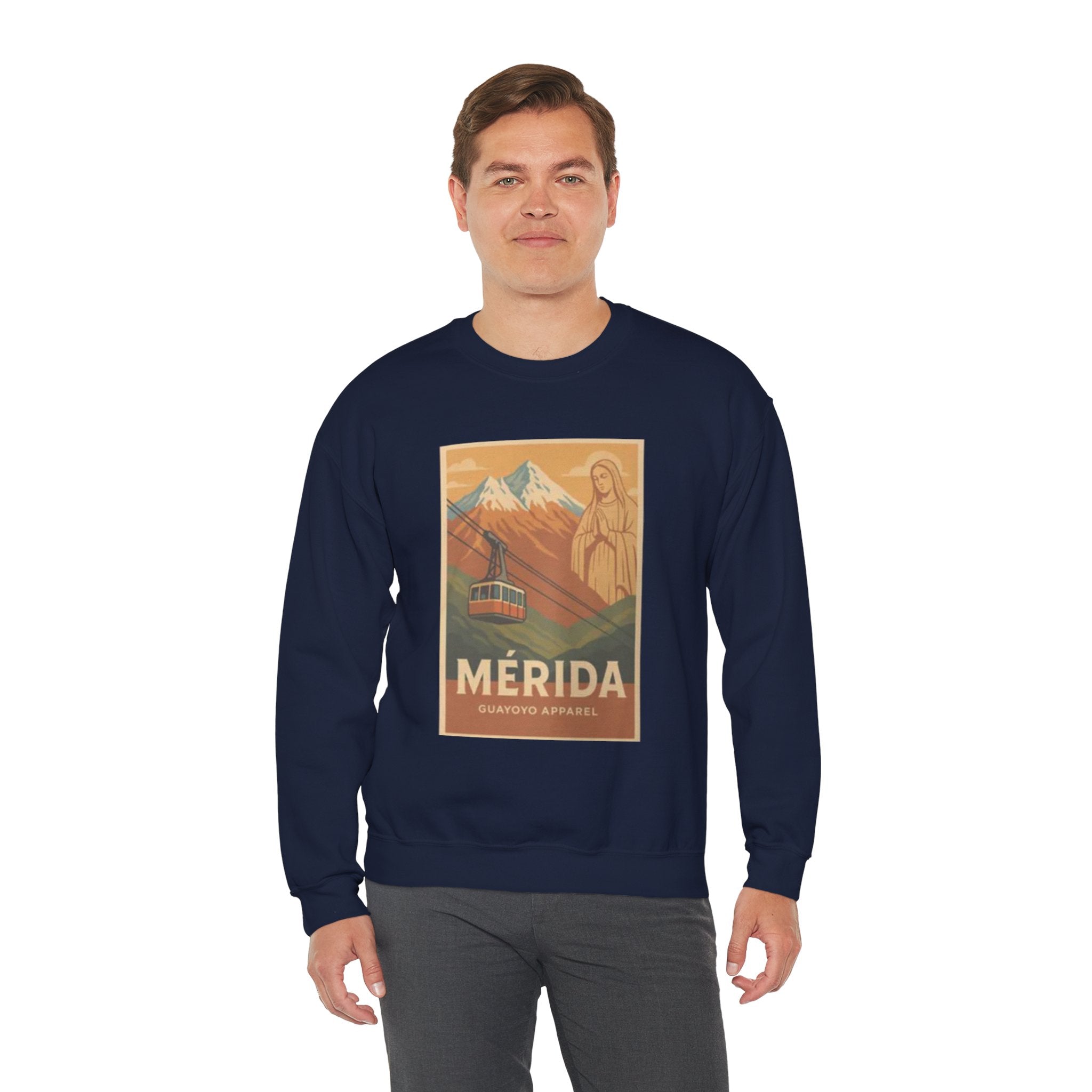 Mérida Cable Car Vintage Poster Sweatshirt